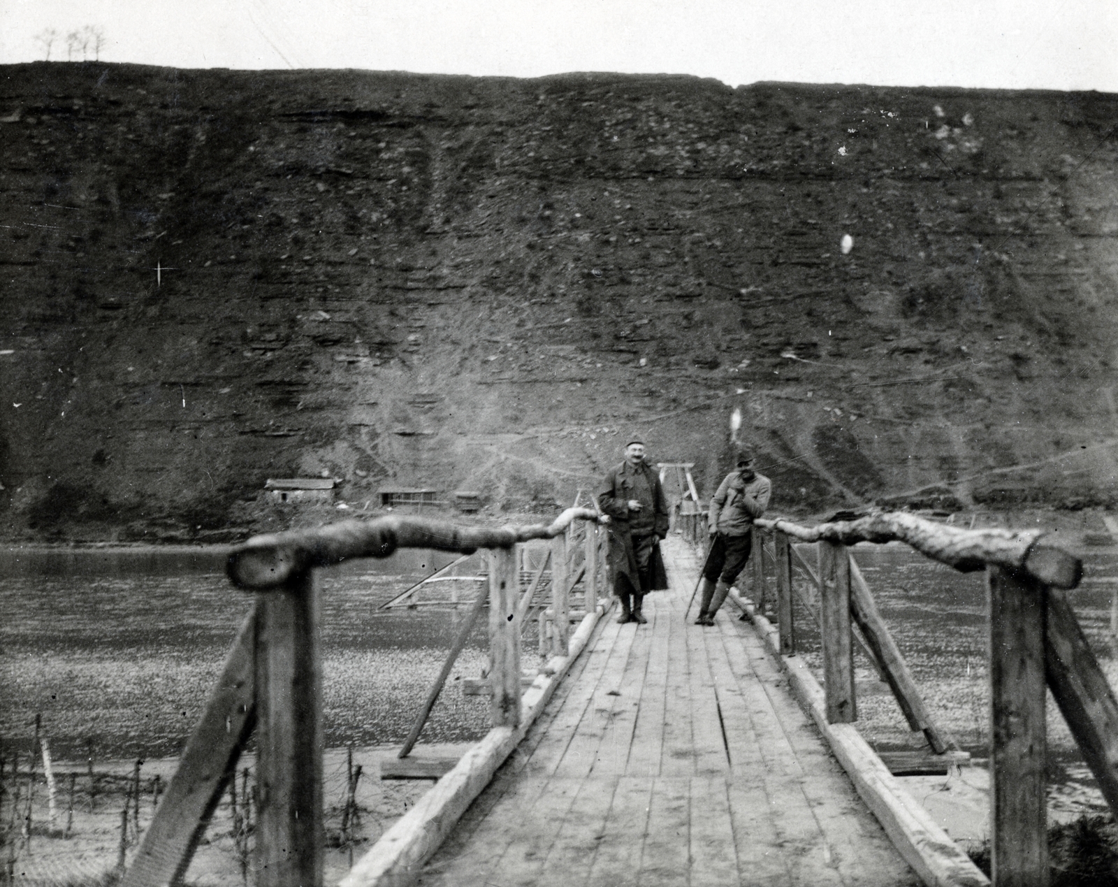 1916, Vízkelety László, wooden bridge, Fortepan #227357