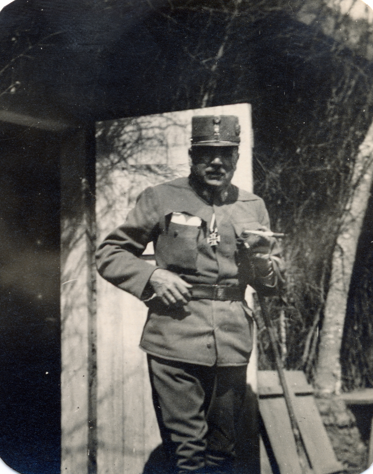1916, Vízkelety László, cigarette holder, medal, soldier, Fortepan #227372
