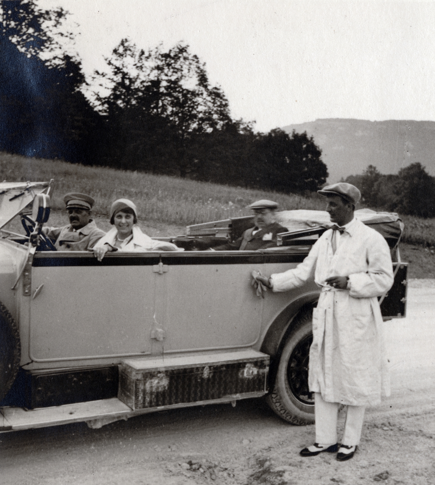 1930, Vízkelety László, excursion, automobile, Austrian brand, Gräf&Stift-brand, Fortepan #227436