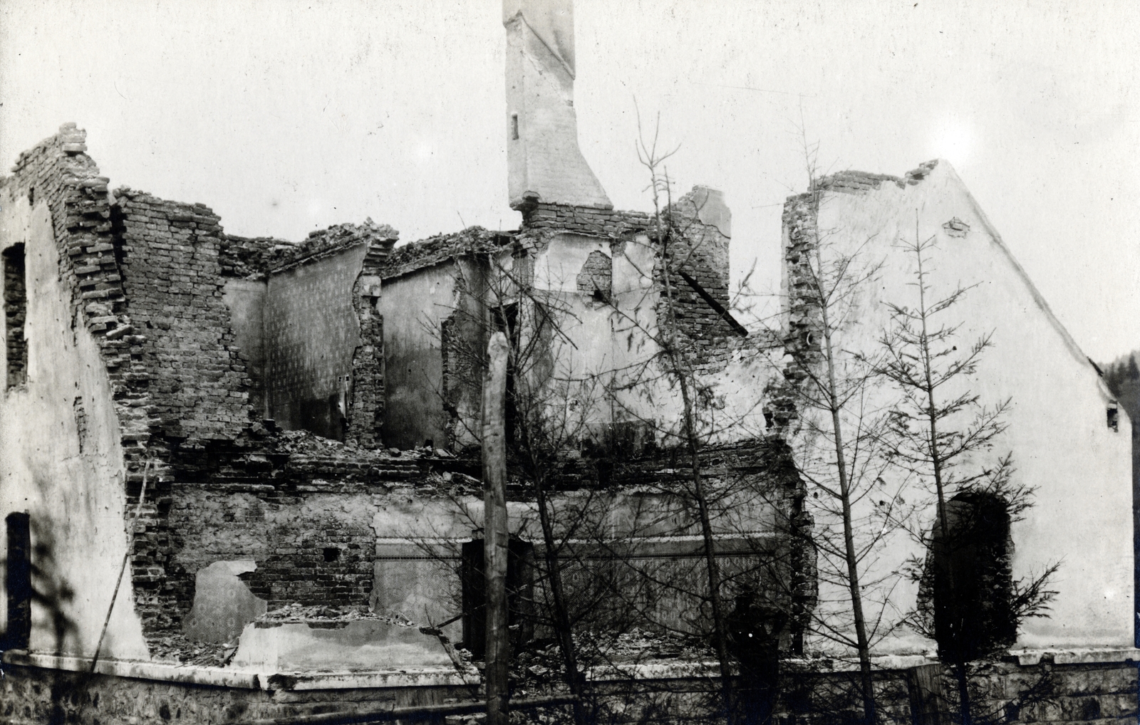 1918, Vízkelety László, rom, háborús kár, Fortepan #227471