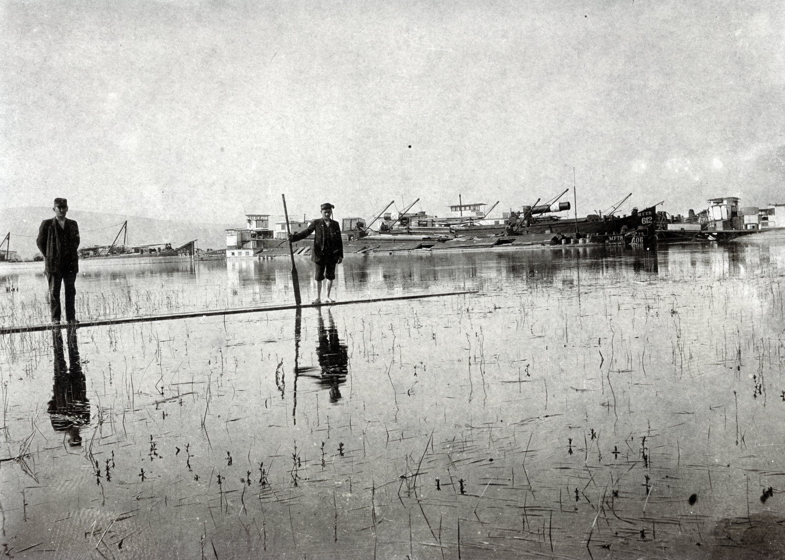 Románia, a Duna a Moldova-szigetnél., 1917, Vízkelety László, Fortepan #227512