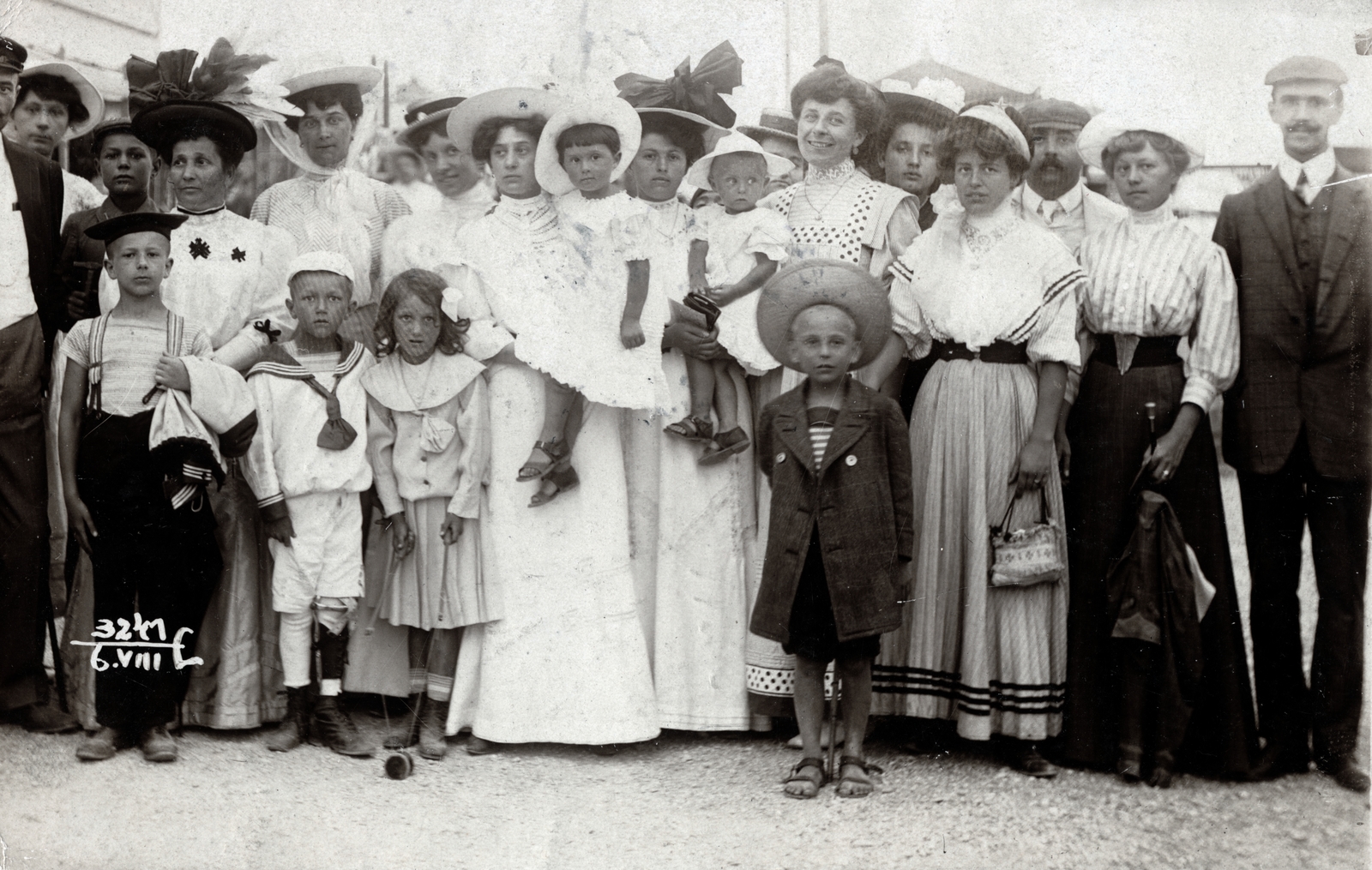 1908, Vízkelety László, csoportkép, Fortepan #227534