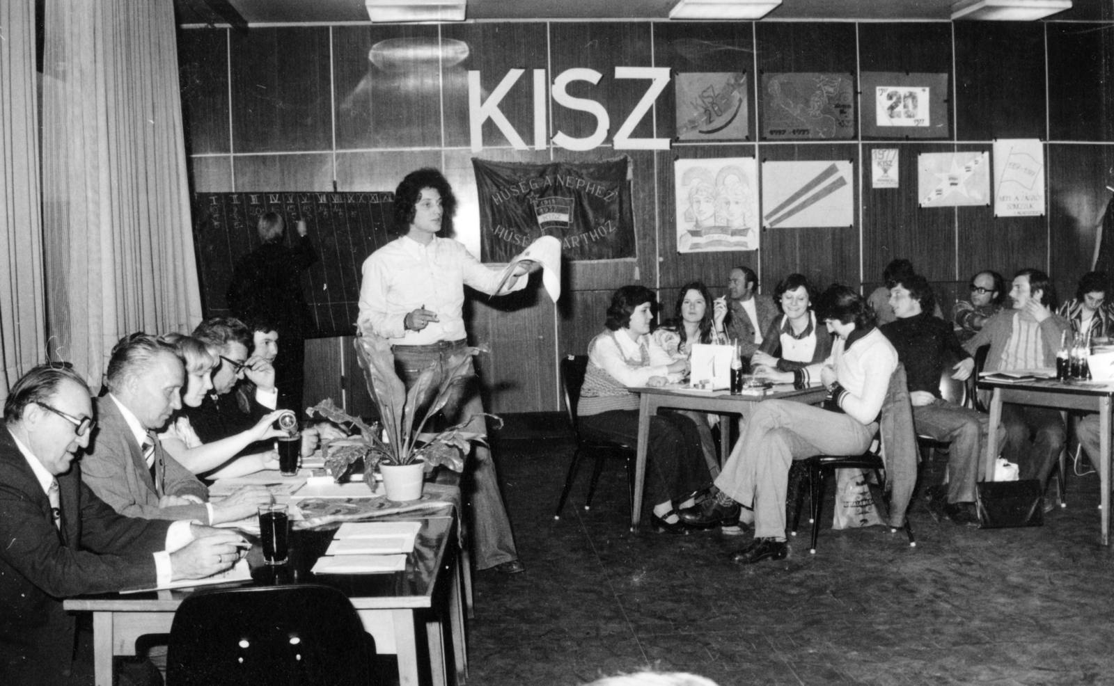 1977, Középületépítő Vállalat - Kreszán Albert - Koczka András - Kemecsei József, Fortepan #227790