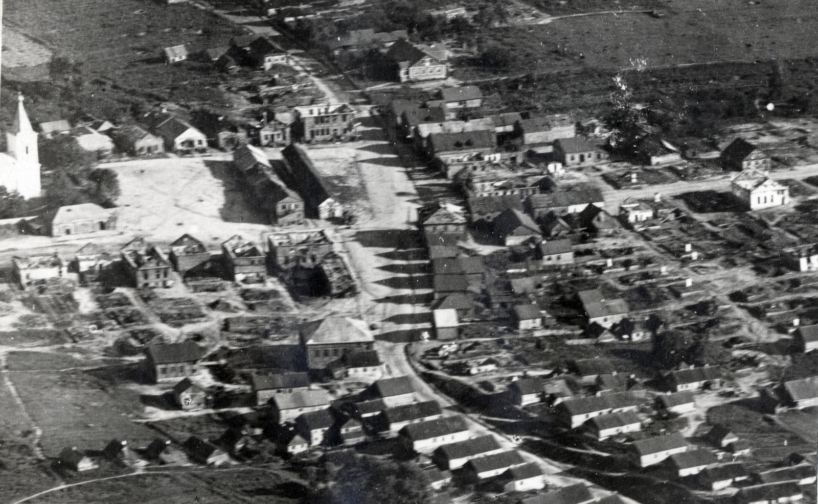 1916, Ábrahám Katalin és László, aerial photo, Fortepan #228209