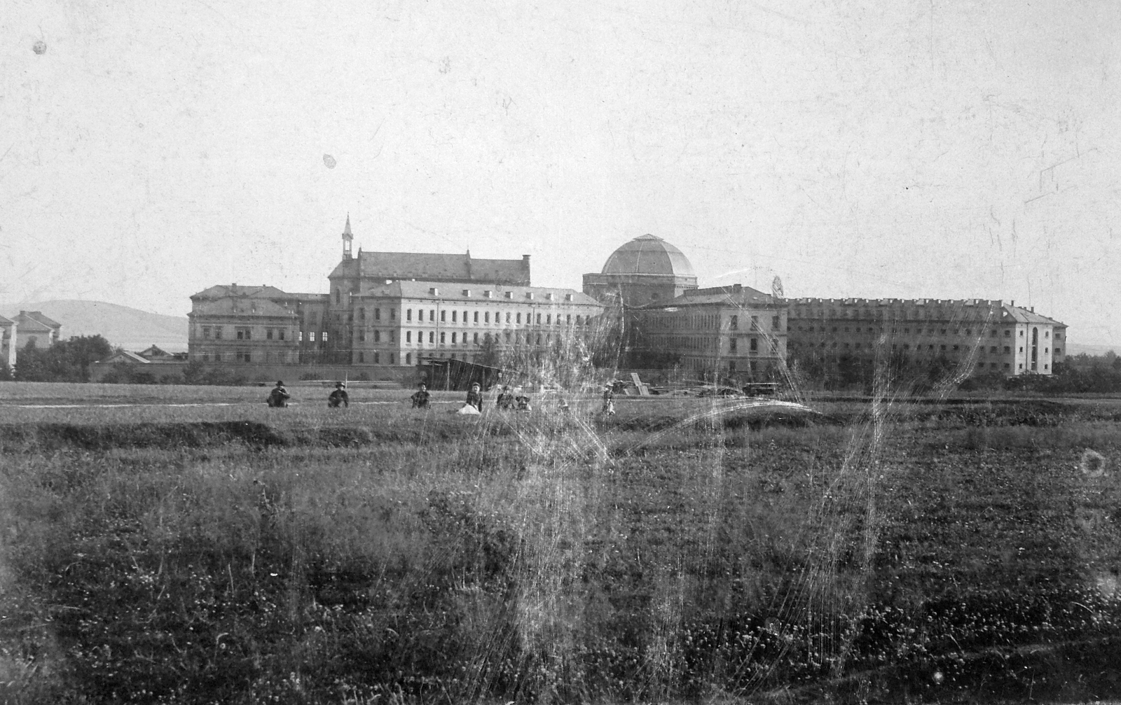 Czech Republik, Plzeň, Bory, börtön., 1905, Lakatos Mária, dome, prison, Austro-Hungarian Empire, Emanuel Stanislav Trojan-design, Franz Maurus-design, Johann Kaura-design, George Ainslie-design, Fortepan #22827