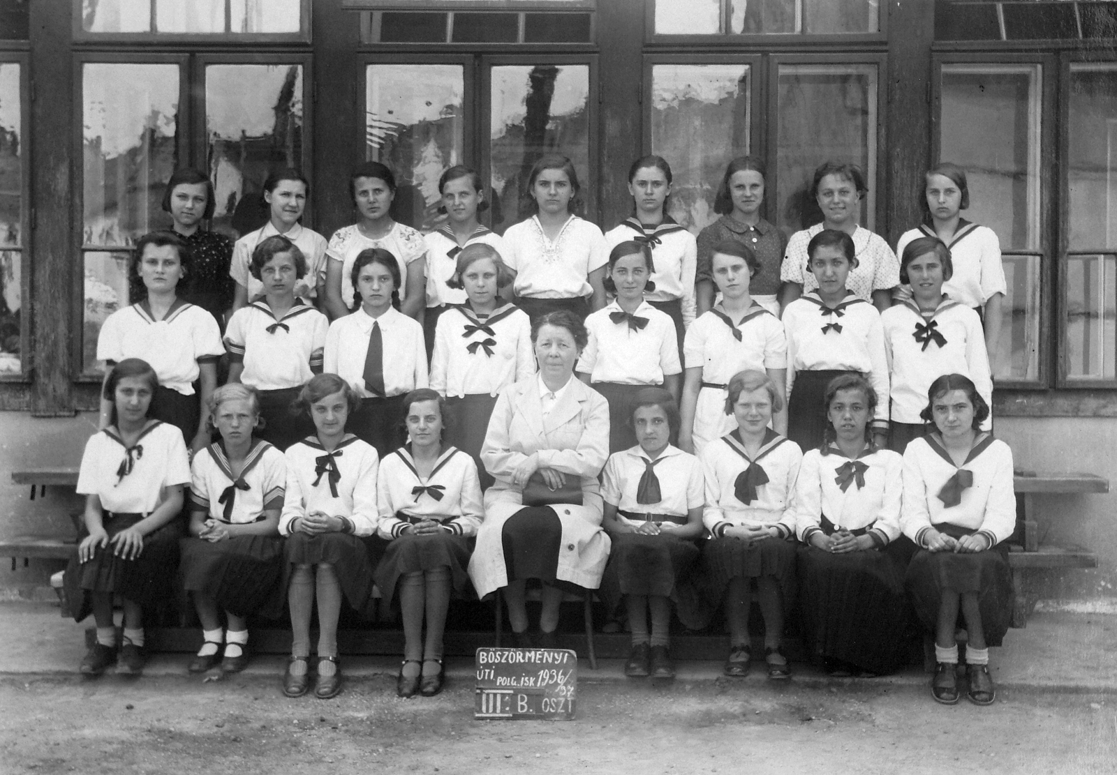 Hungary, Budapest XII., Böszörményi út 20-22., Polgári iskola., 1936, Fortepan, Budapest, Fortepan #22863