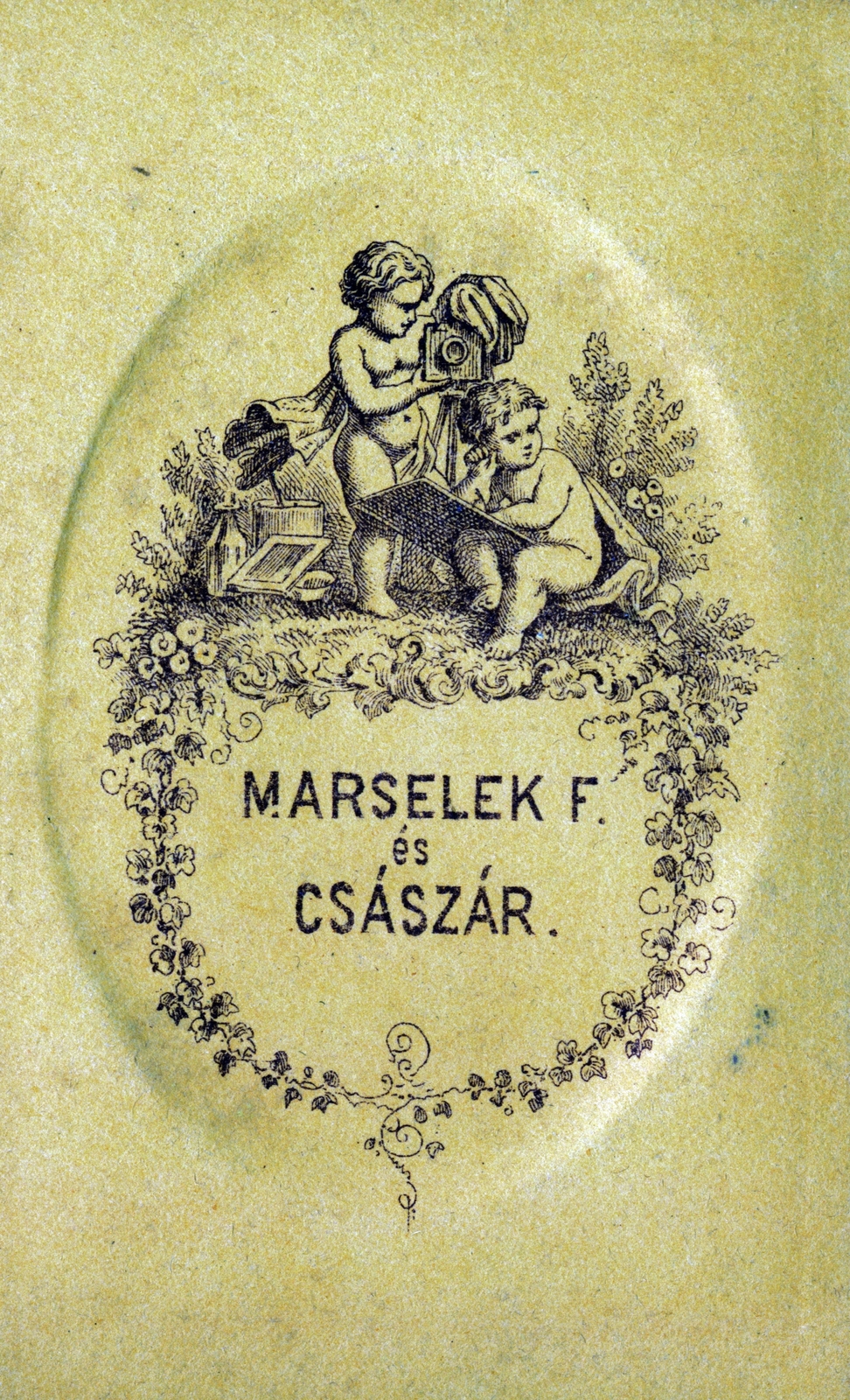 1900, Ábrahám Katalin és László, hátlap, fényképész, műterem, Fortepan #229048