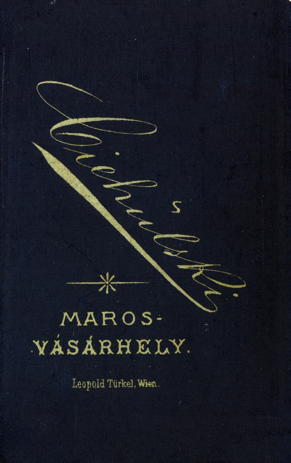 Marosvásárhely, 1900, Ábrahám Katalin és László, hátlap, fényképész, műterem, Fortepan #229057