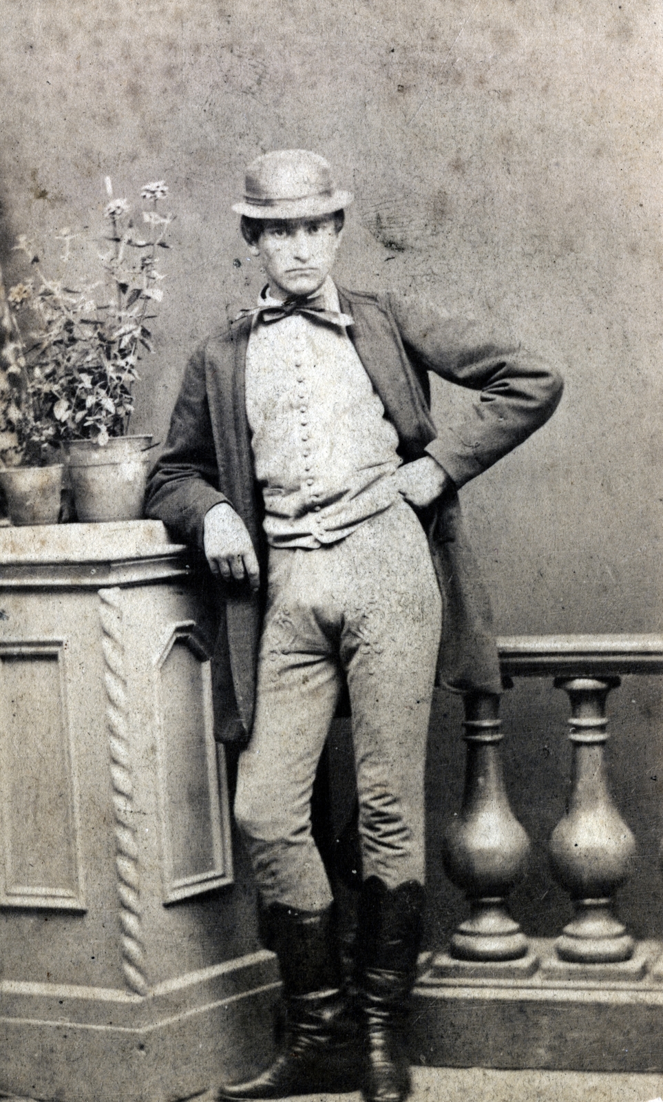 1900, Ábrahám Katalin és László, kalap, Fortepan #229070