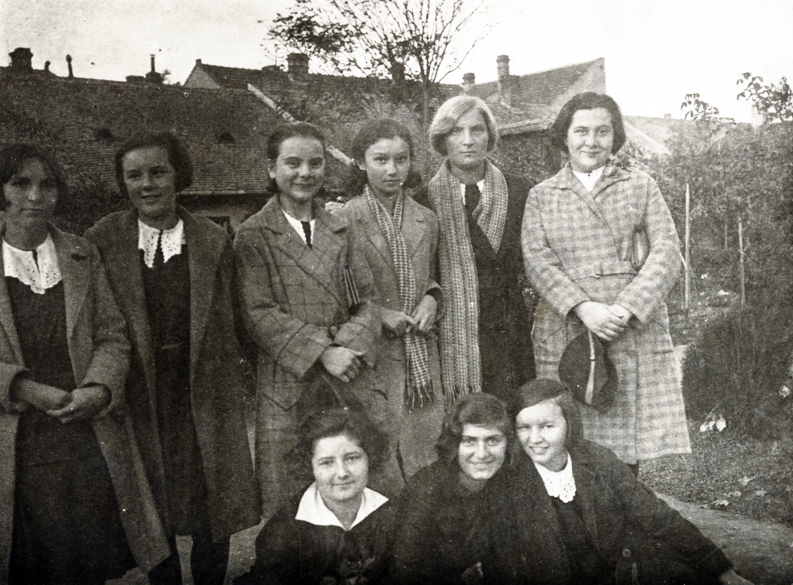1932, Schermann Ákos, csoportkép, Fortepan #229462