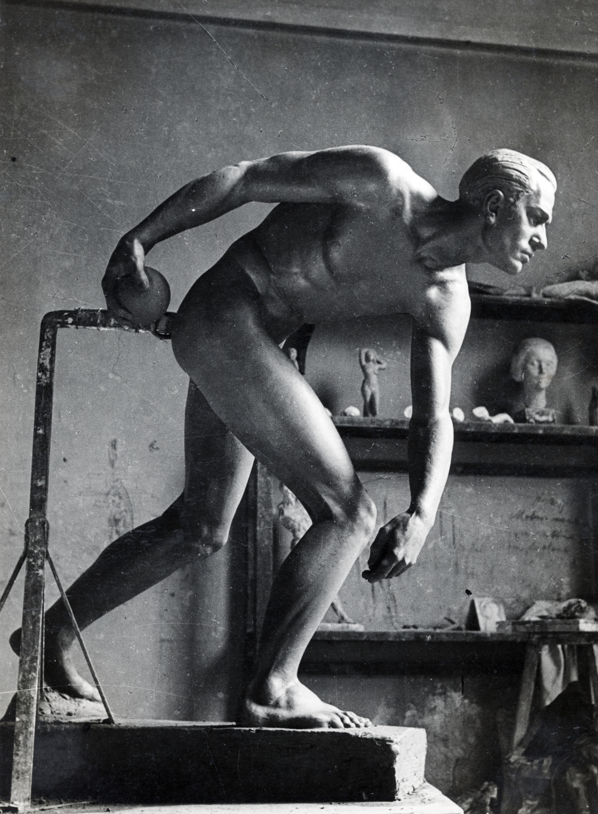 1943, Zimre Zsuzsa, sculpture, Fortepan #229469