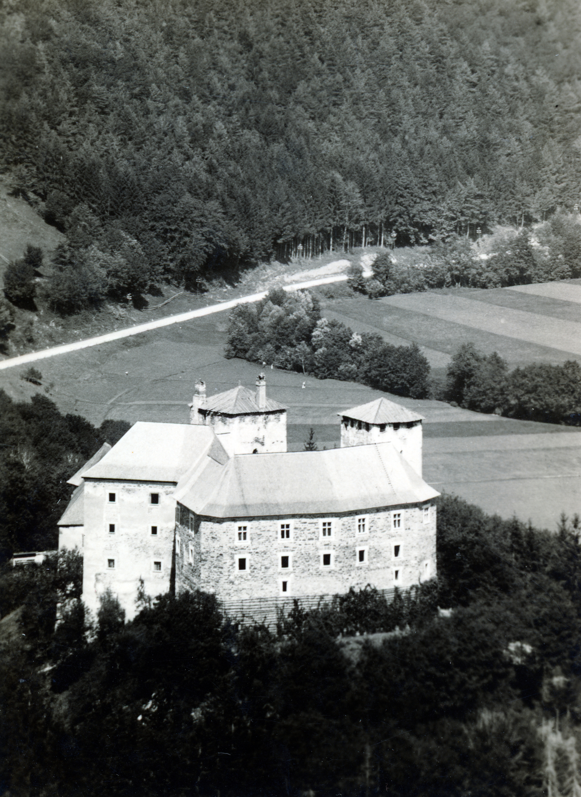 Austria, Lockenhaus, Esterházy várkastély., 1936, Korner Veronika, picture, building, Fortepan #230071