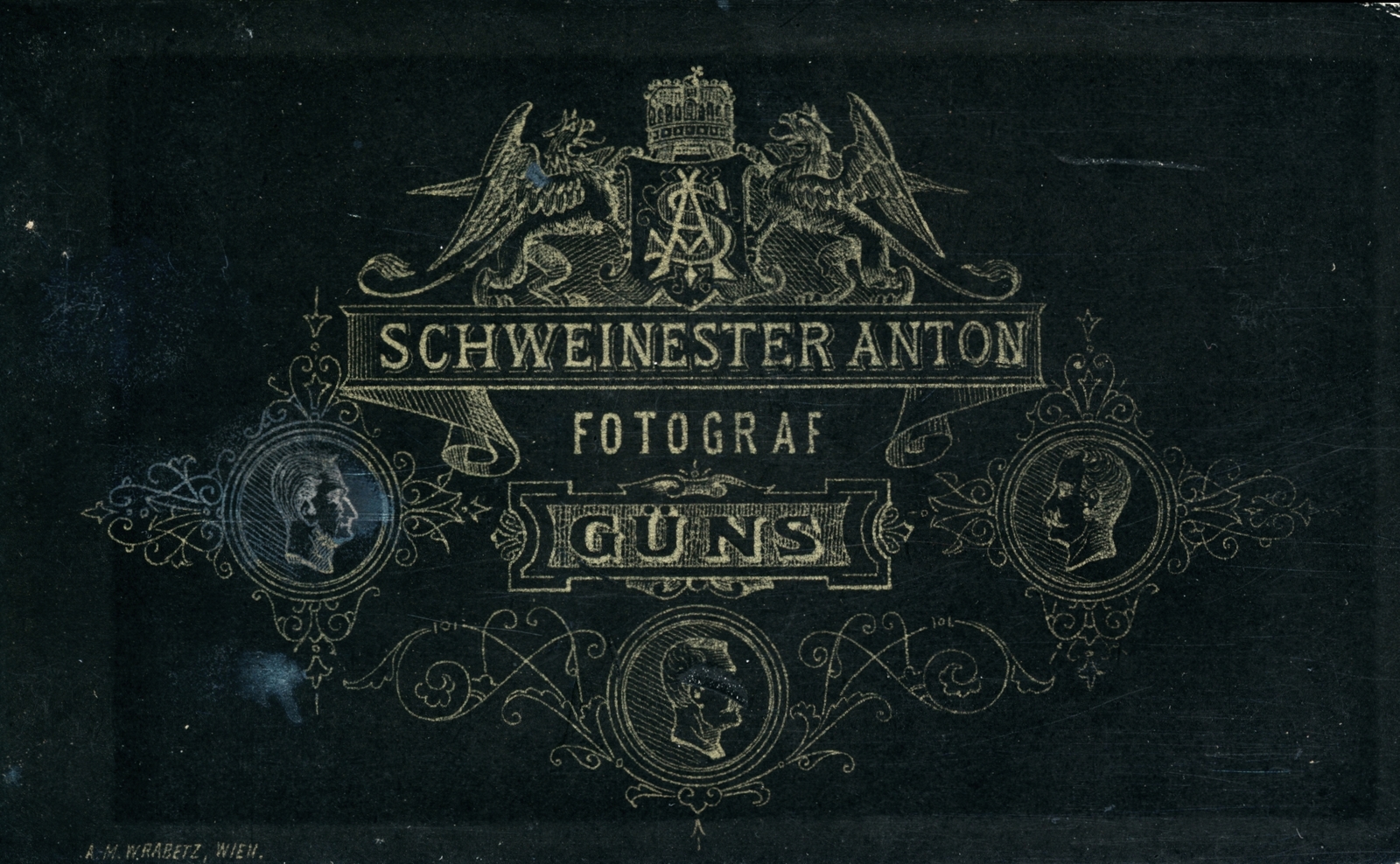 Magyarország, Kőszeg, Schweinester Anton fényképész., 1900, Korner Veronika, hátlap, Fortepan #230130