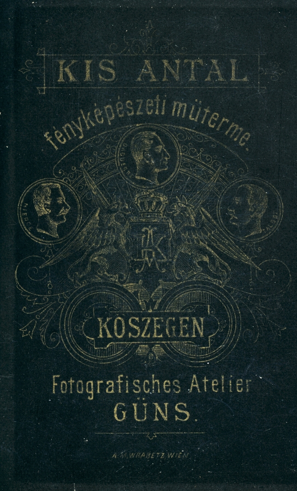 Magyarország, Kőszeg, Kis Antal fényképészeti műterme., 1902, Korner Veronika, hátlap, Fortepan #230135