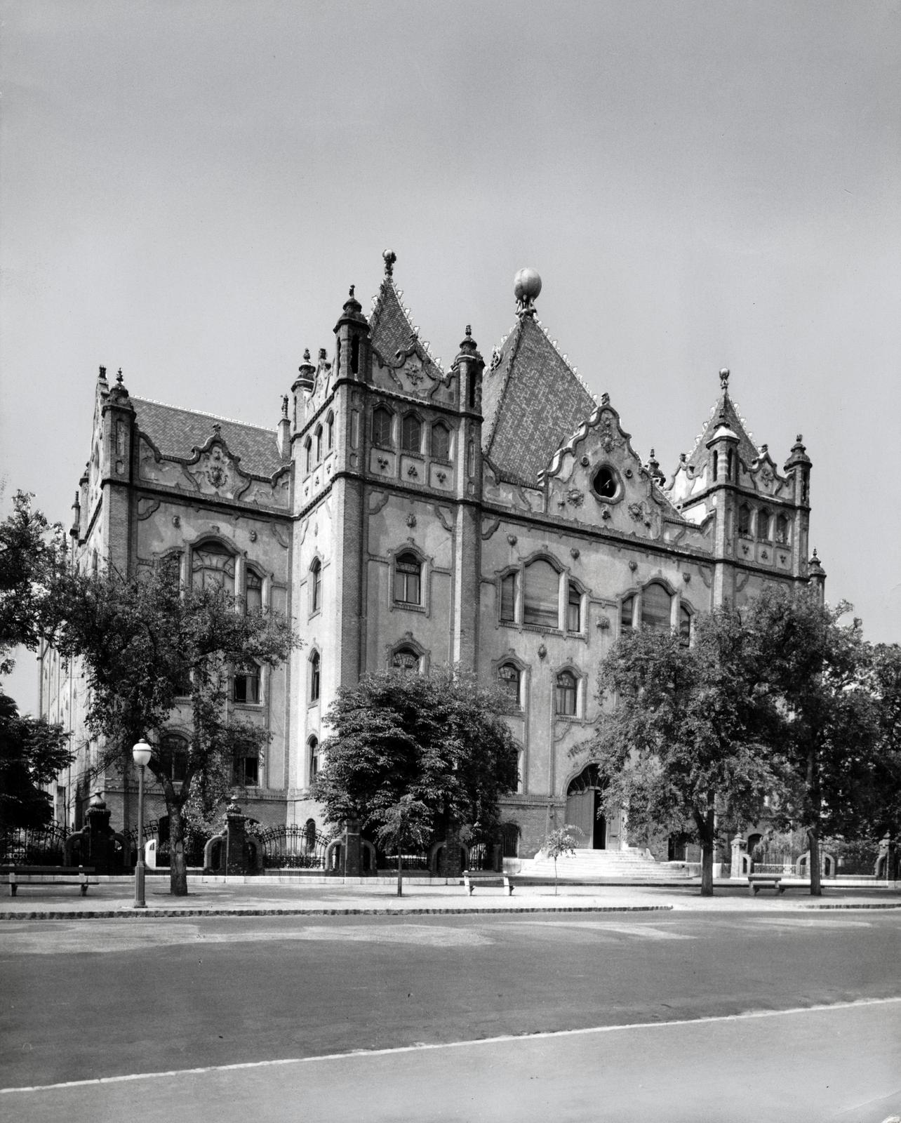 1962, Fortepan/Album087, Secession, Ödön Lechner-design, Fortepan #230233