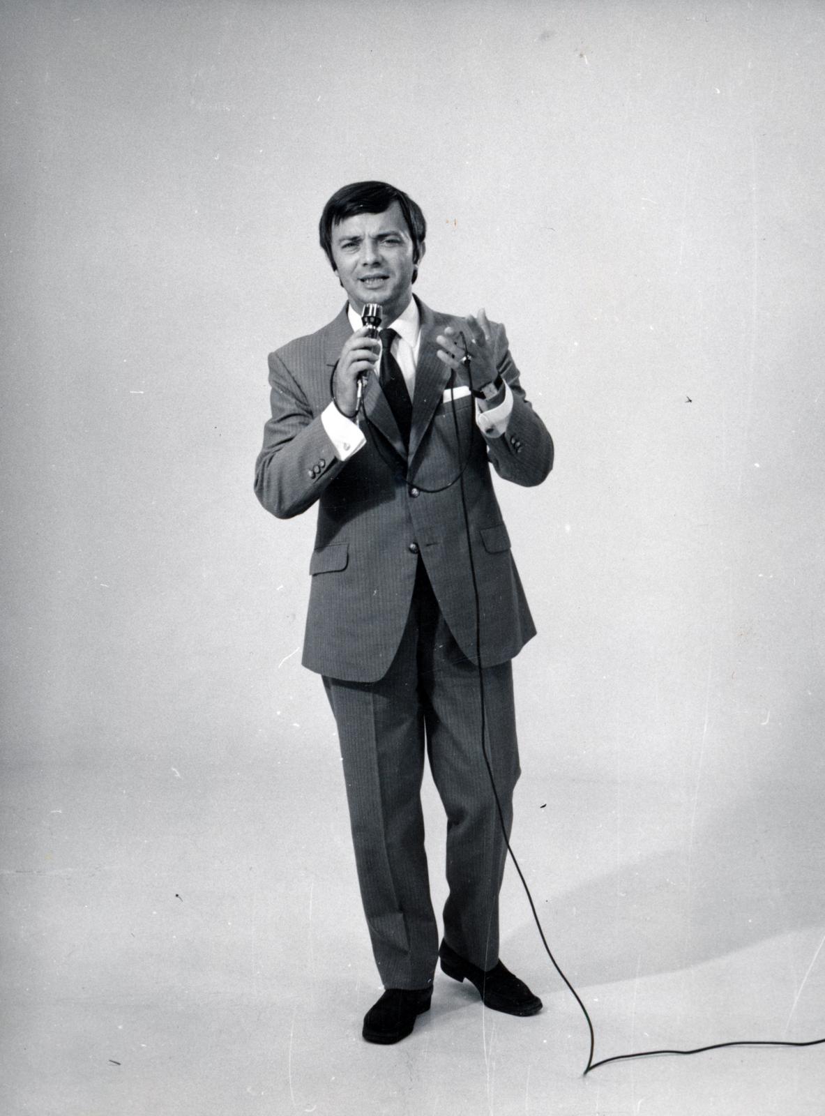 1969, Aradszky László, celebrity, singer, Fortepan #230341