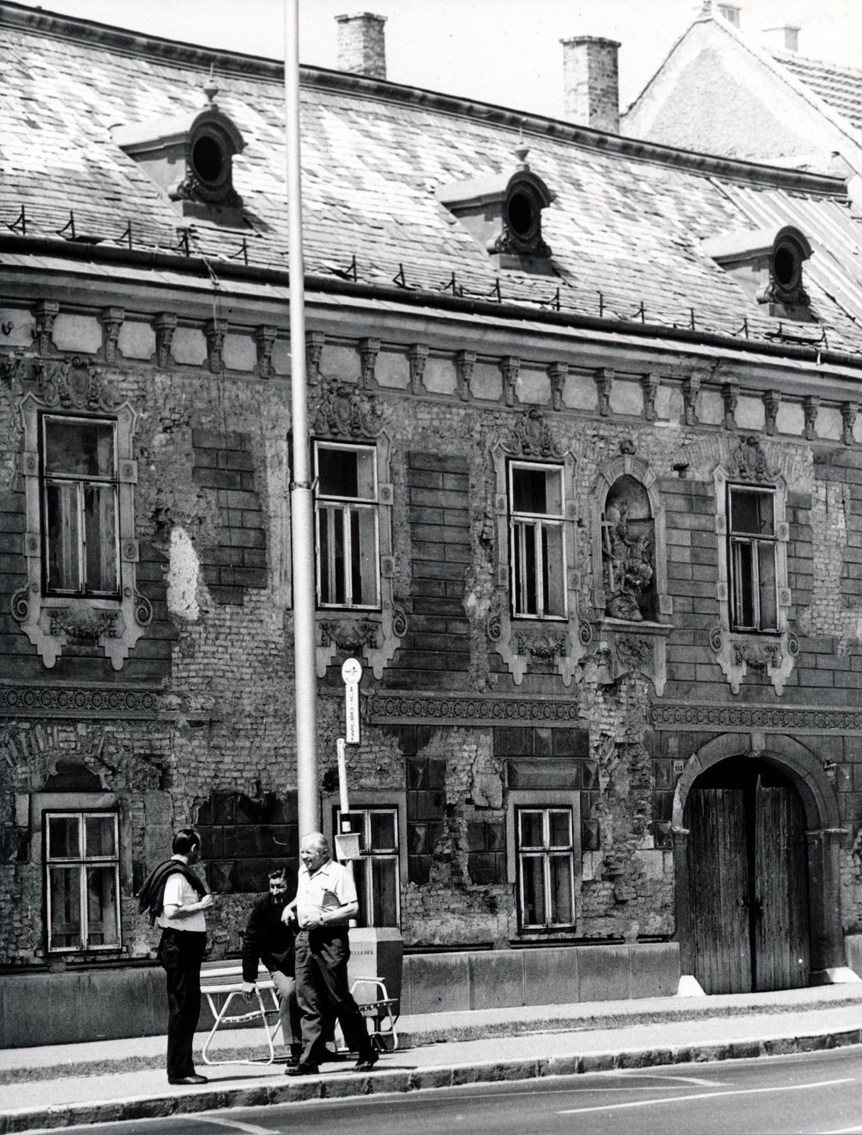 Magyarország, Mosonmagyaróvár, Fő utca 19., Cselley-ház (ma a Hansági Múzeum egyik kiállítóhelye)., 1976, Székely Iván, Fortepan #230393