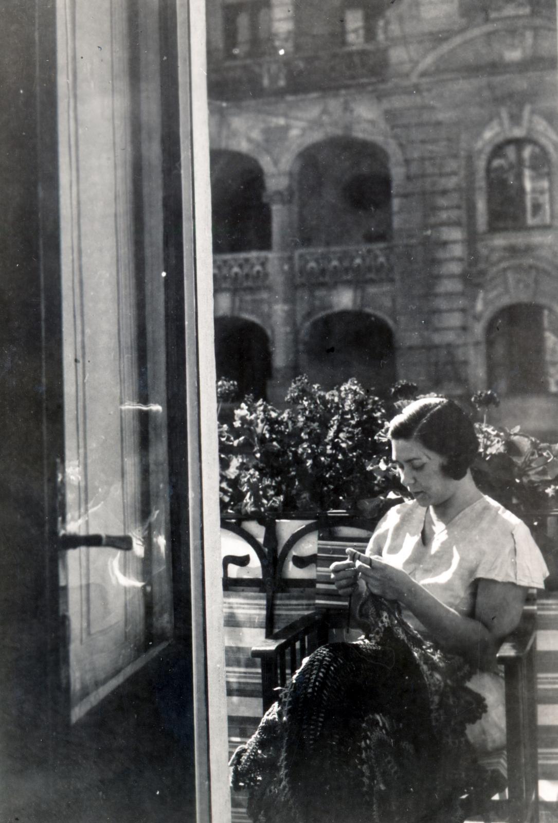 1936, Miklósy Judit, handcraft, Fortepan #230484