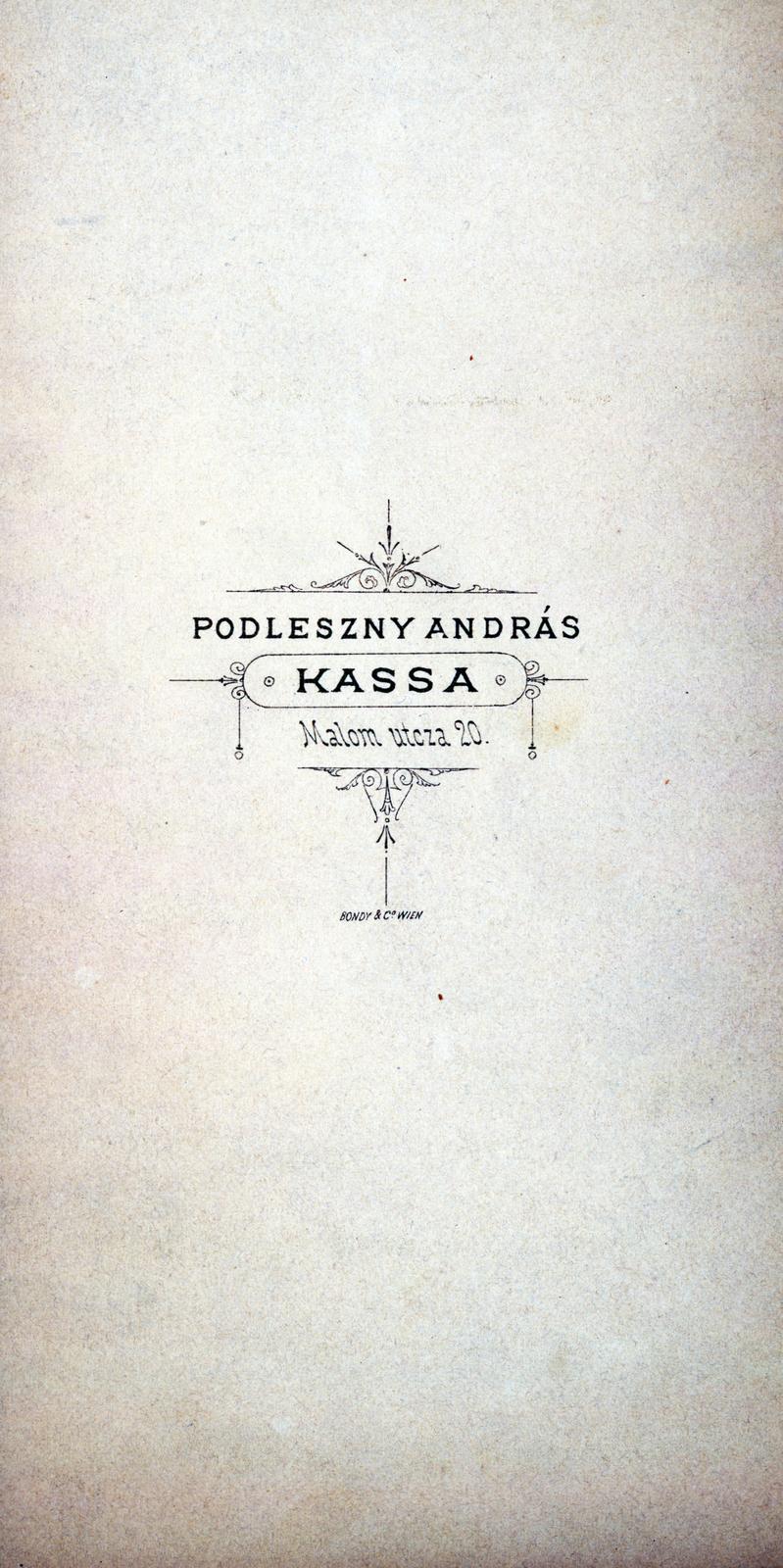 1900, Miklósy Judit, verso, photographer, studio, Fortepan #230524