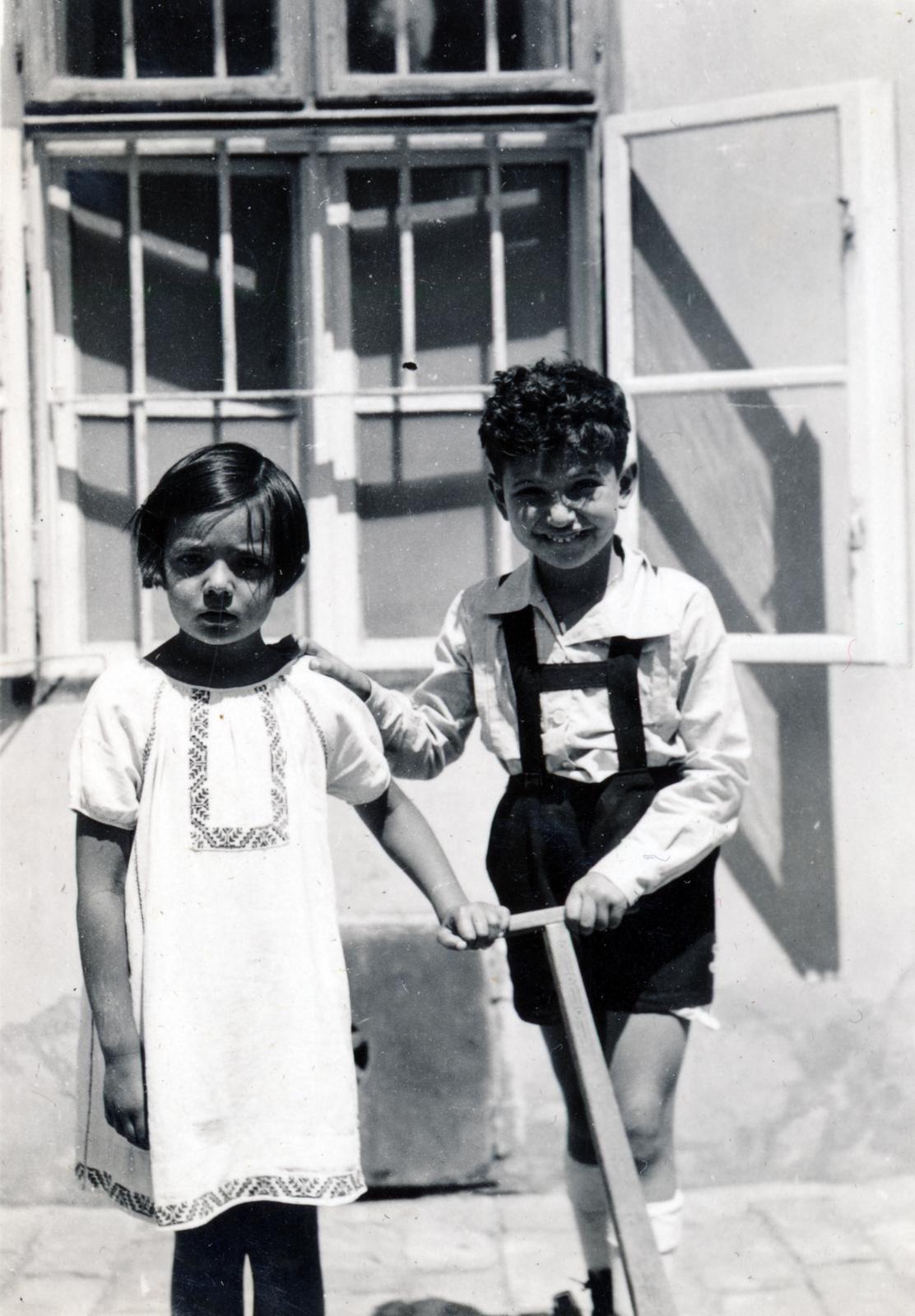 1931, Miklósy Judit, kids, Fortepan #230536