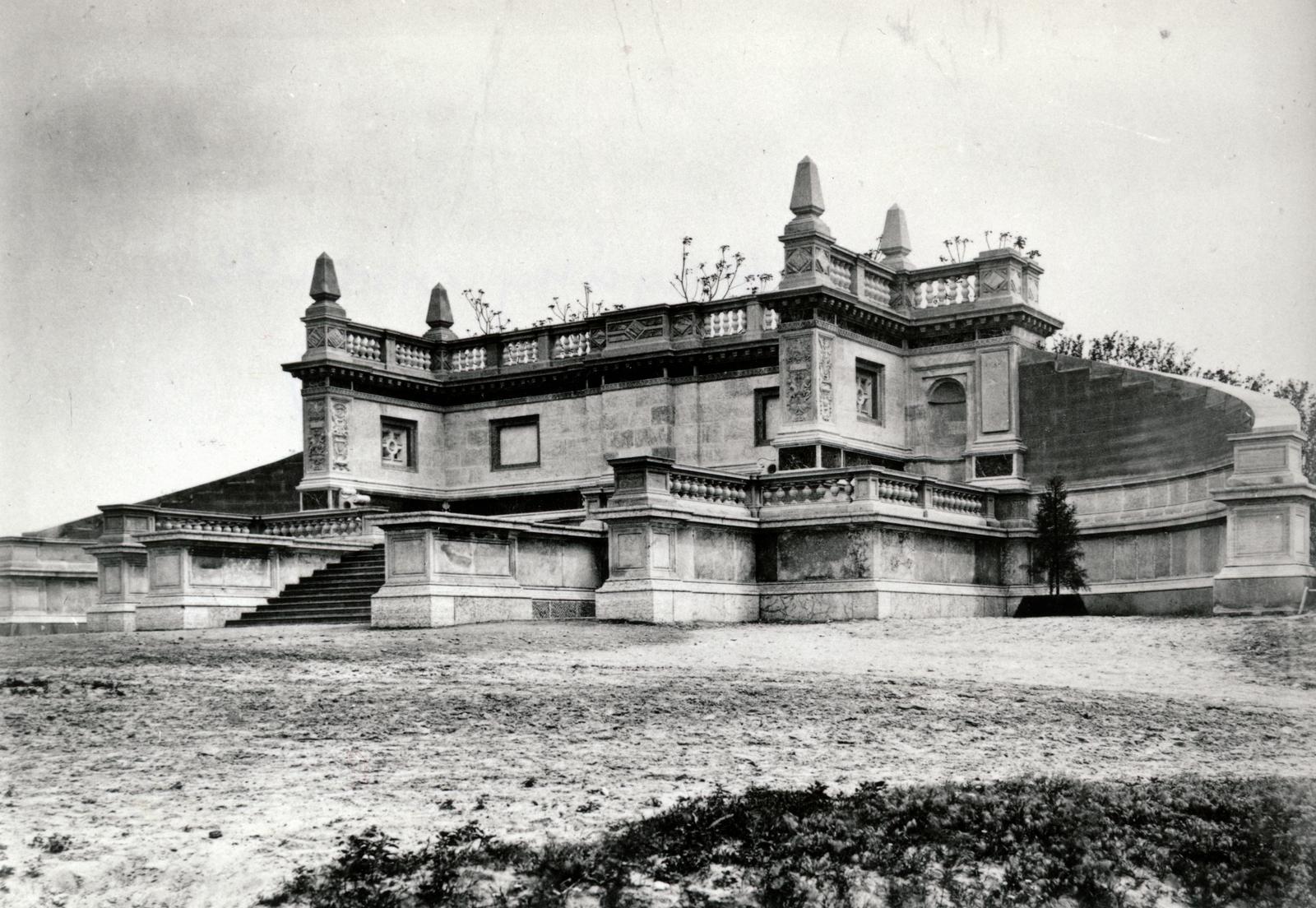 Hungary, Budapest VIII., Fiumei úti Nemzeti Sírkert (Kerepesi temető), Batthyány Lajos mauzóleuma. A felvétel 1874-ben készült., 1920, F. Dózsa Katalin, Budapest, Fortepan #230620