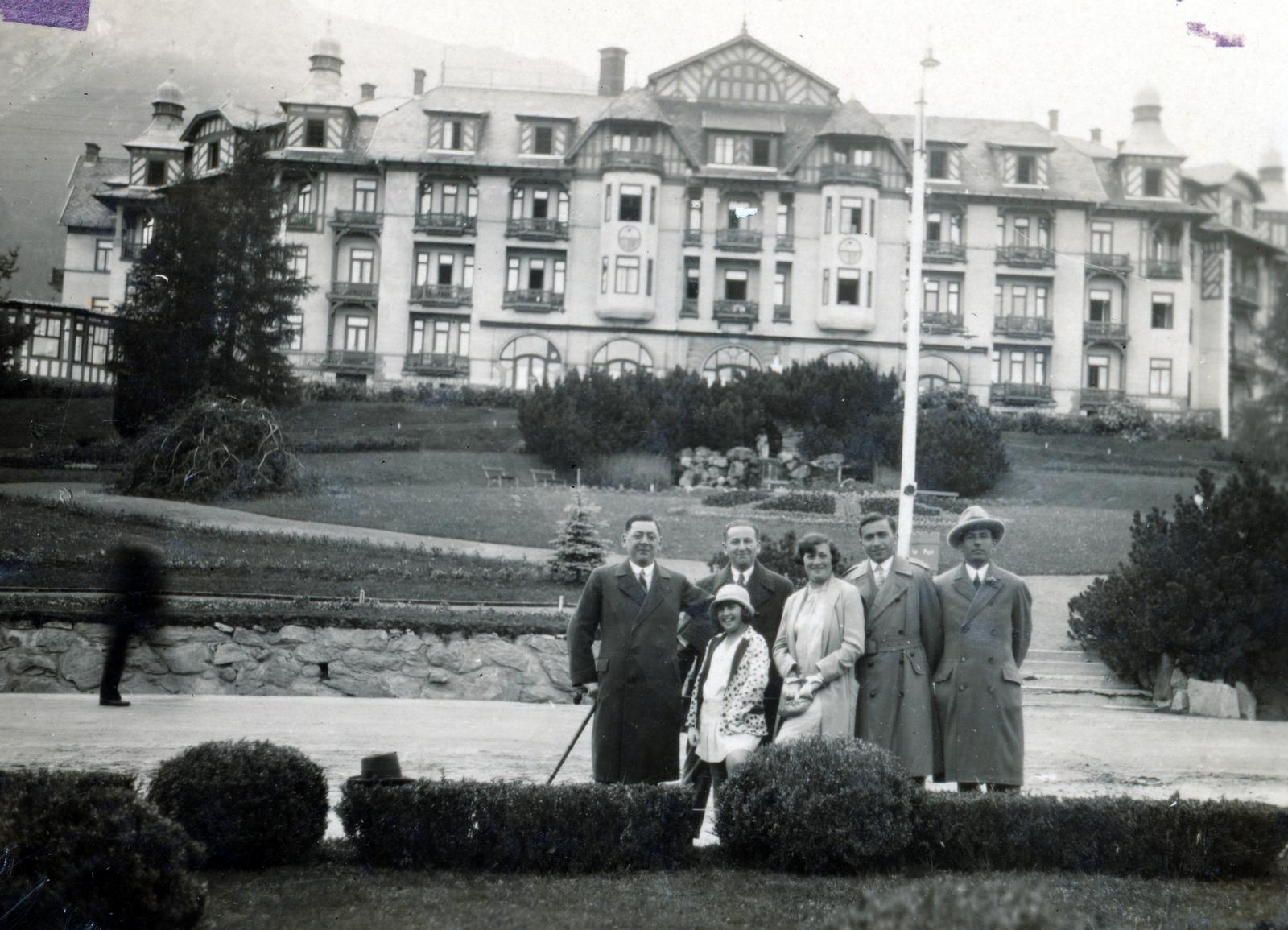 Szlovákia, Magas-Tátra, Ótátrafüred, Grand Hotel., 1932, Cserey Zoltán, Fortepan #230890