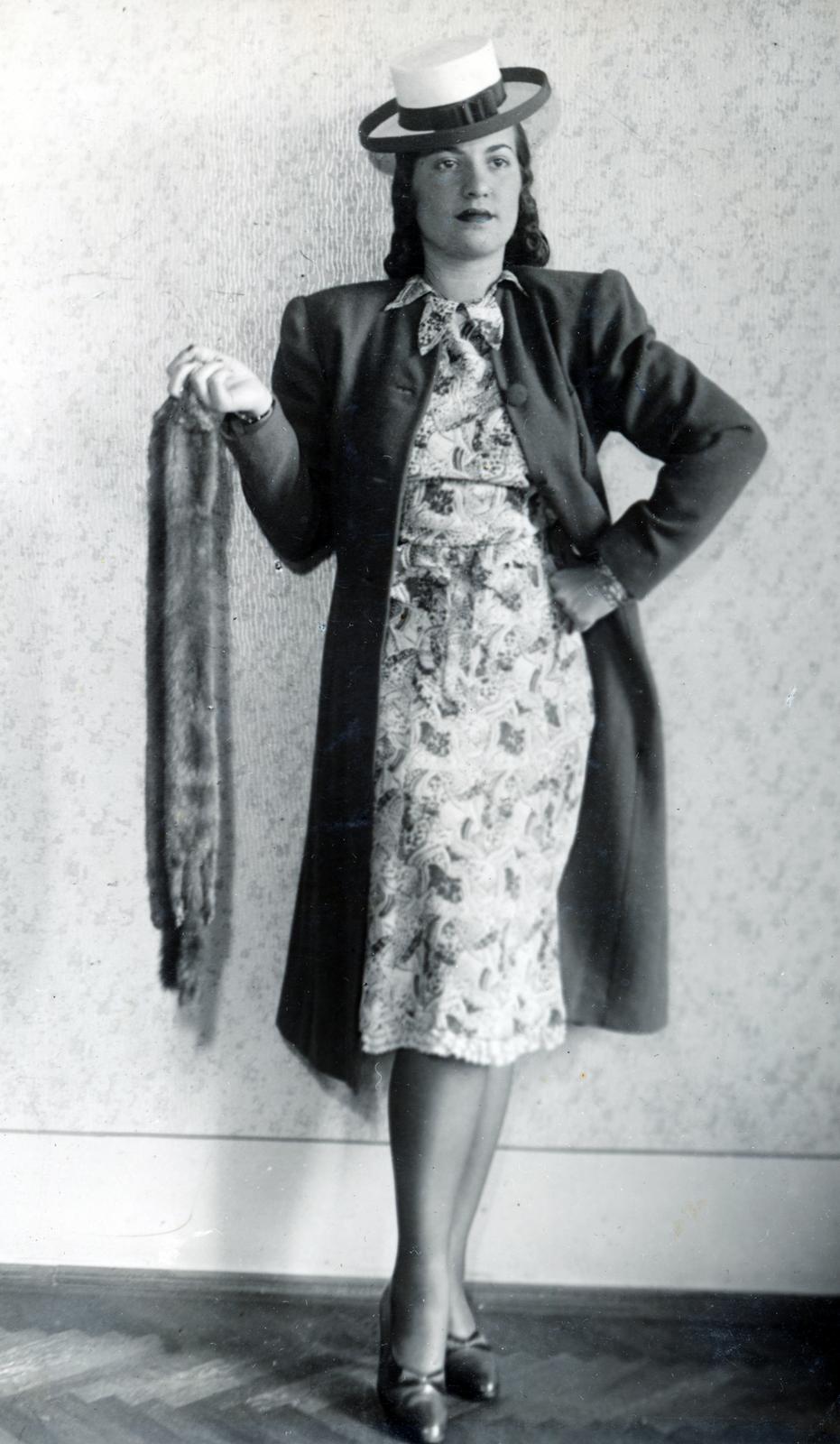 1936, Cserey Zoltán, divatfotó, Fortepan #231060