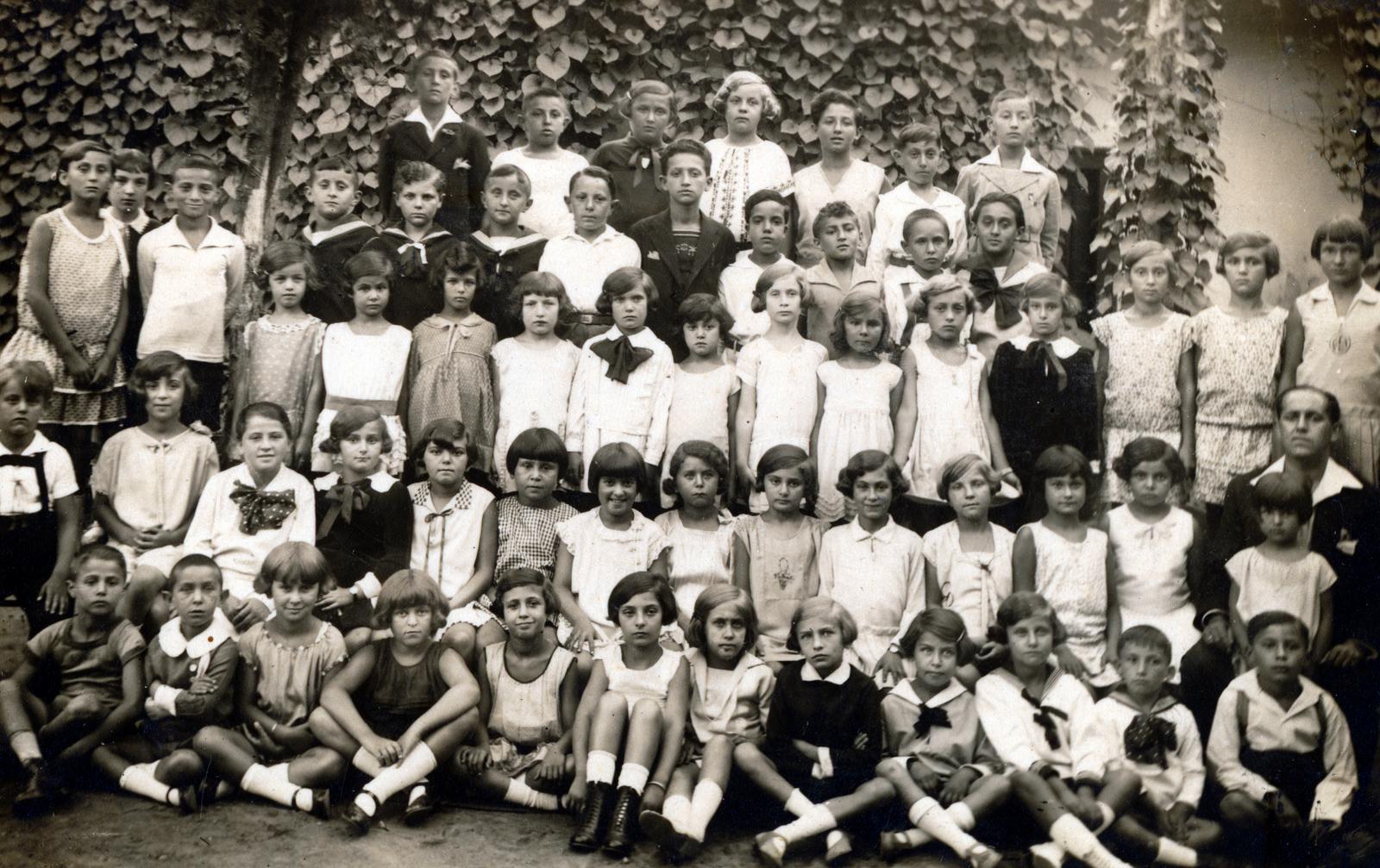 1925, Cserey Zoltán, class photo, Fortepan #231104