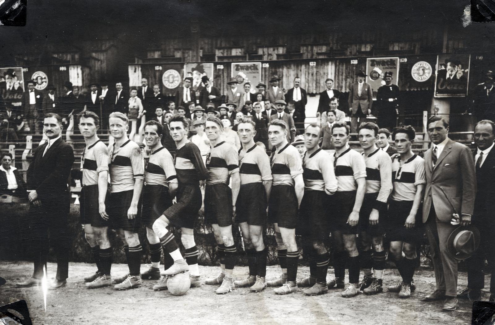 1934, Cserey Zoltán, futballcsapat, Fortepan #231110