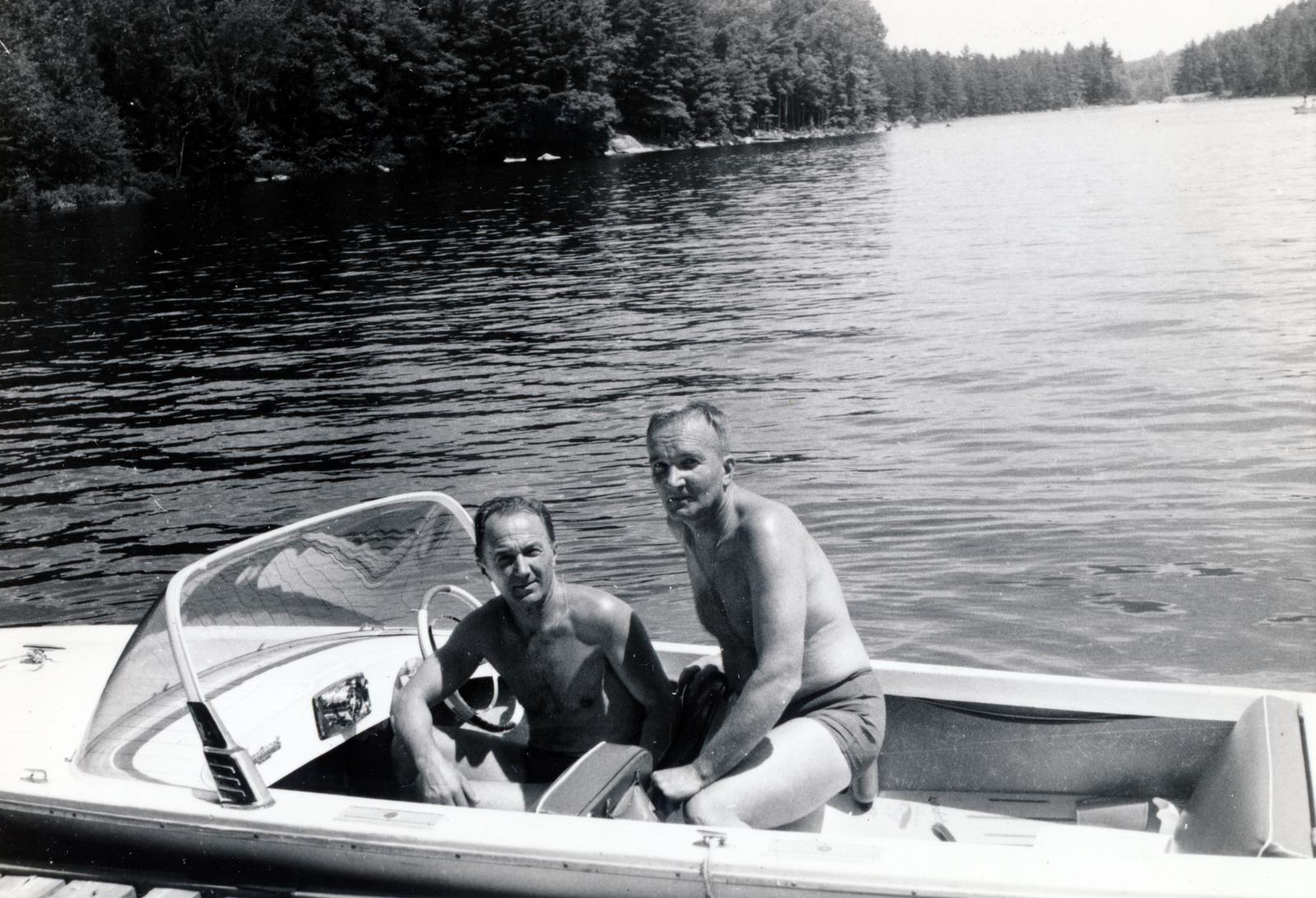 1940, Gubcsó család, motorboat, Fortepan #231144