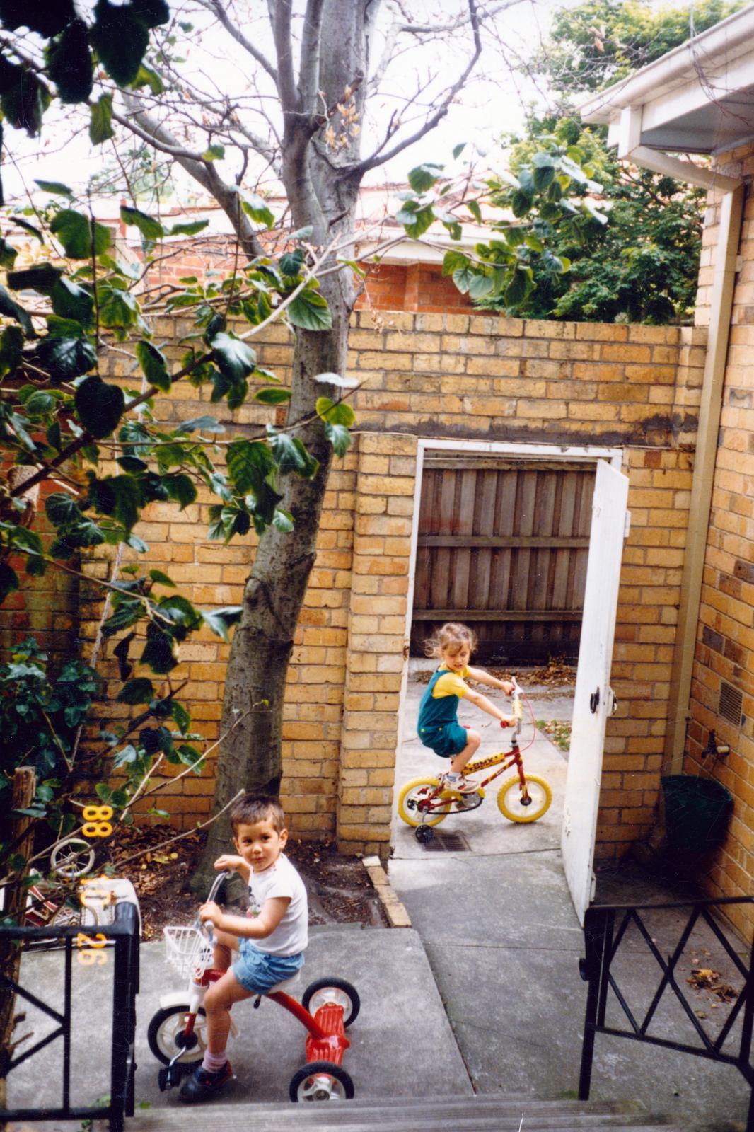 1988, Gubcsó család, Best of, colorful, bicycle, Fortepan #231168