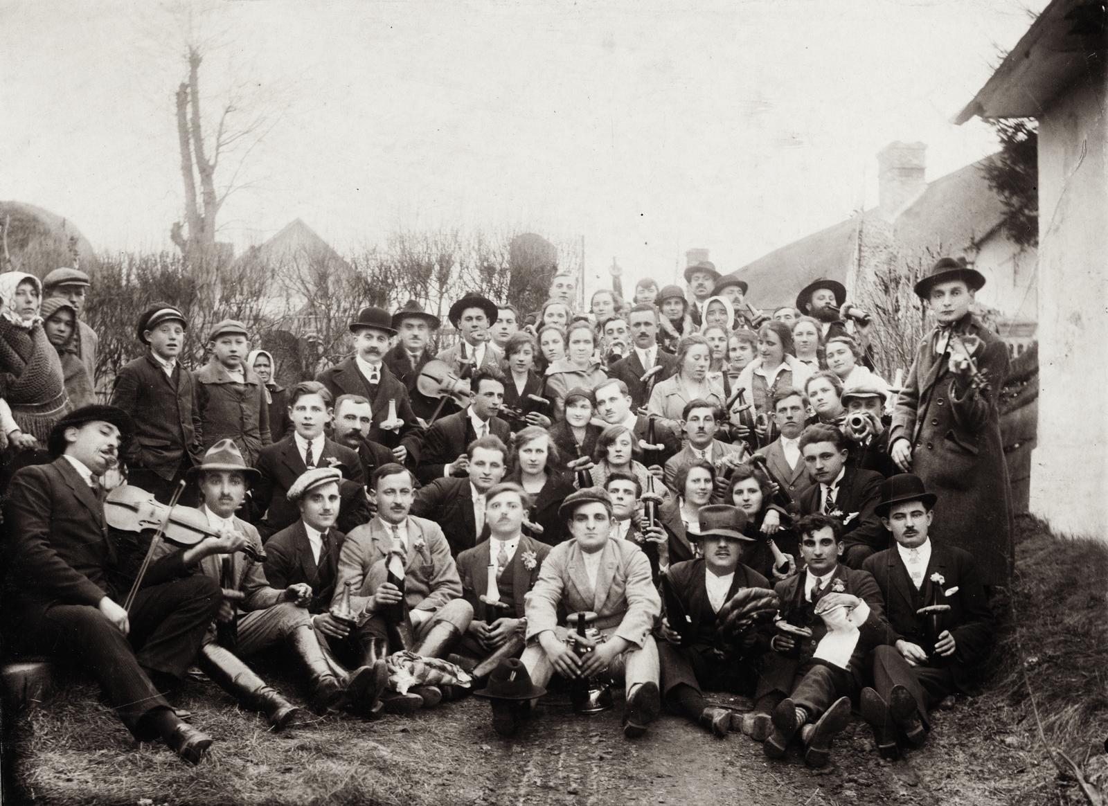 1925, Drinóczi Zoltán, zenekar, Fortepan #231180