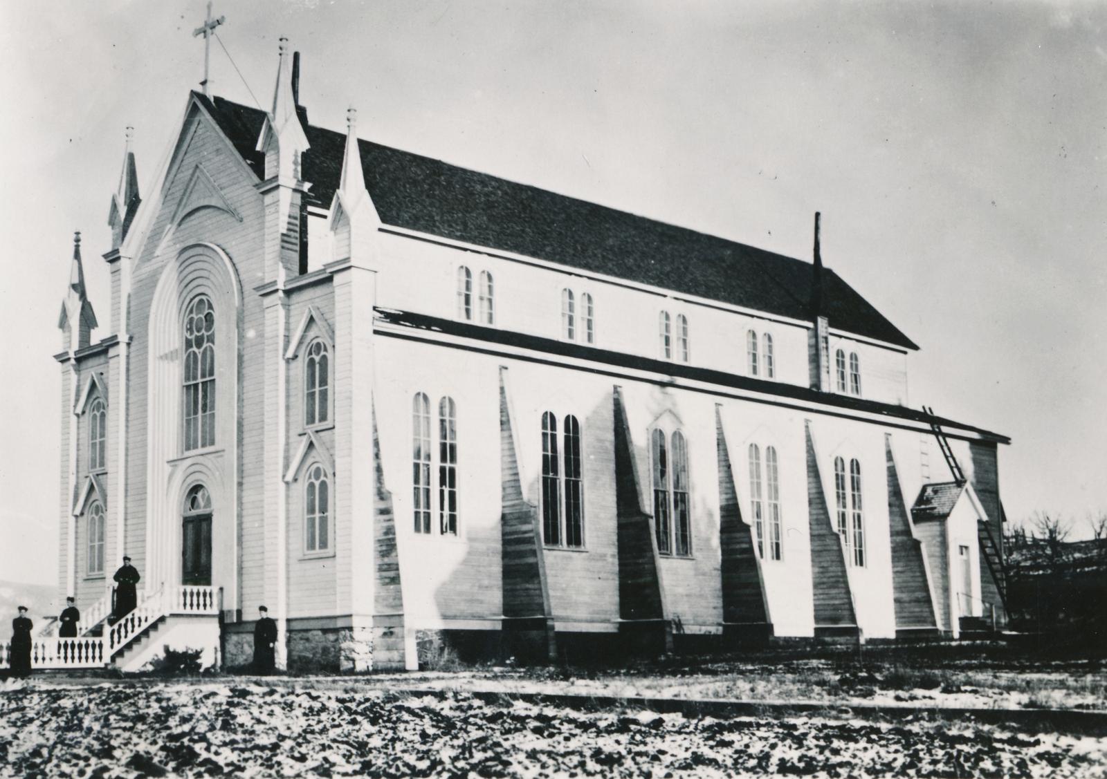 USA, Idaho, De Smet, a "Szent Szív Misszió" temploma., 1931, Drinóczi Zoltán, church, Fortepan #231197