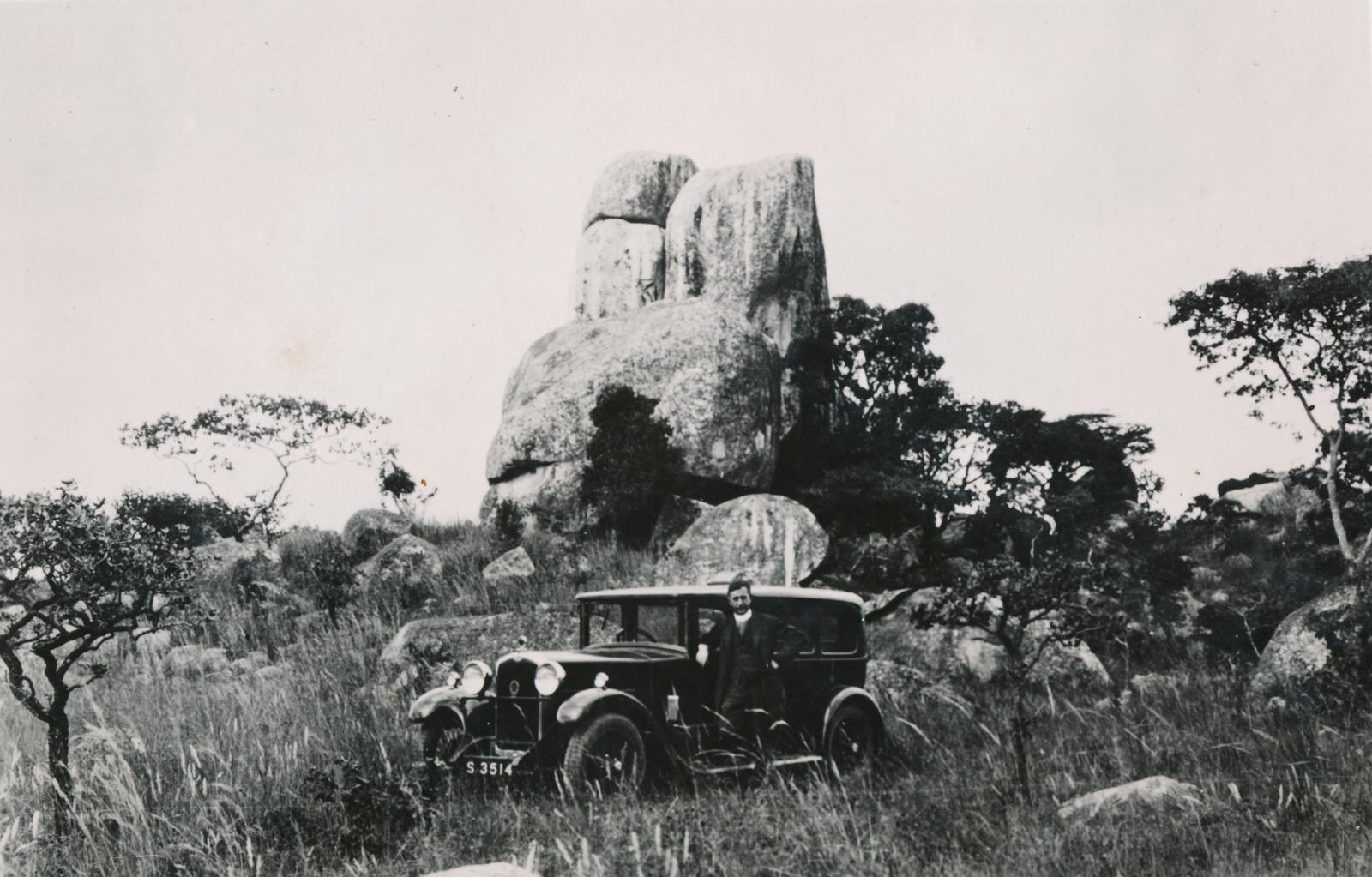 1931, Drinóczi Zoltán, rendszám, szikla, automobil, Fortepan #231214