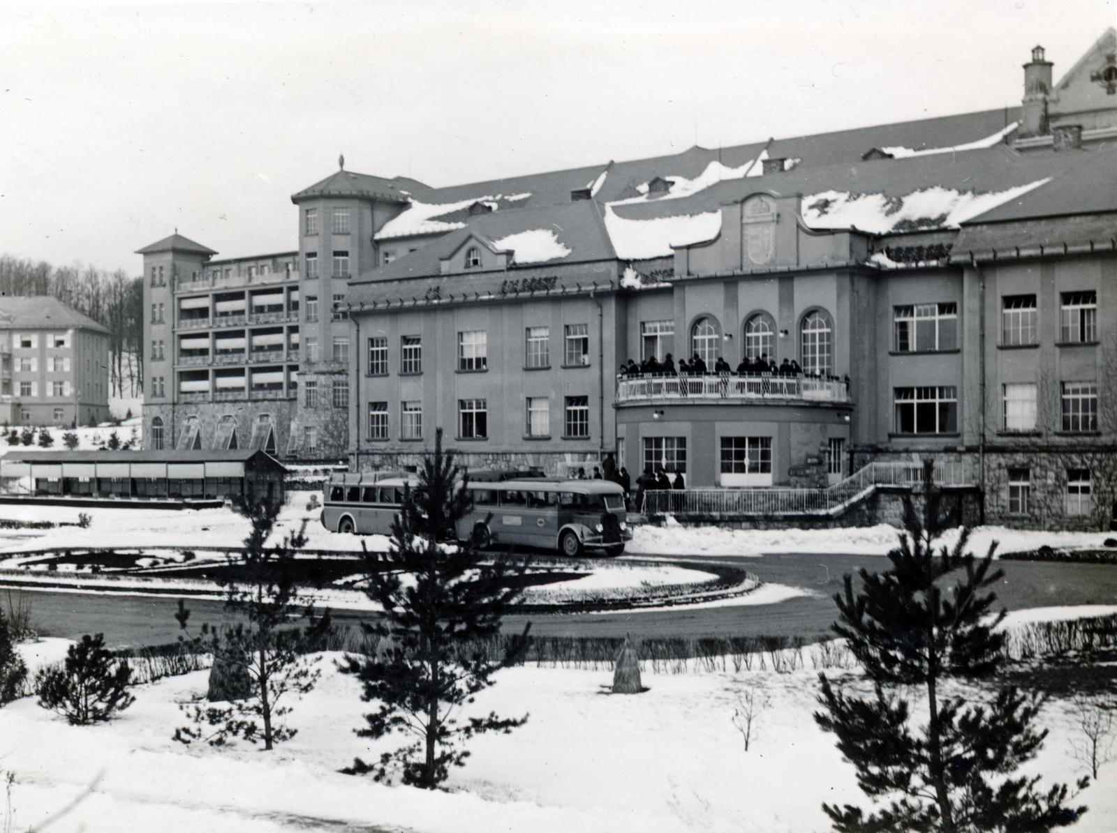 Hungary, Mátraháza, Mátrai Magyar (Királyi) Gyógyintézet (később Mátrai Gyógyintézet)., 1936, Bor Dezső, Fortepan #231296