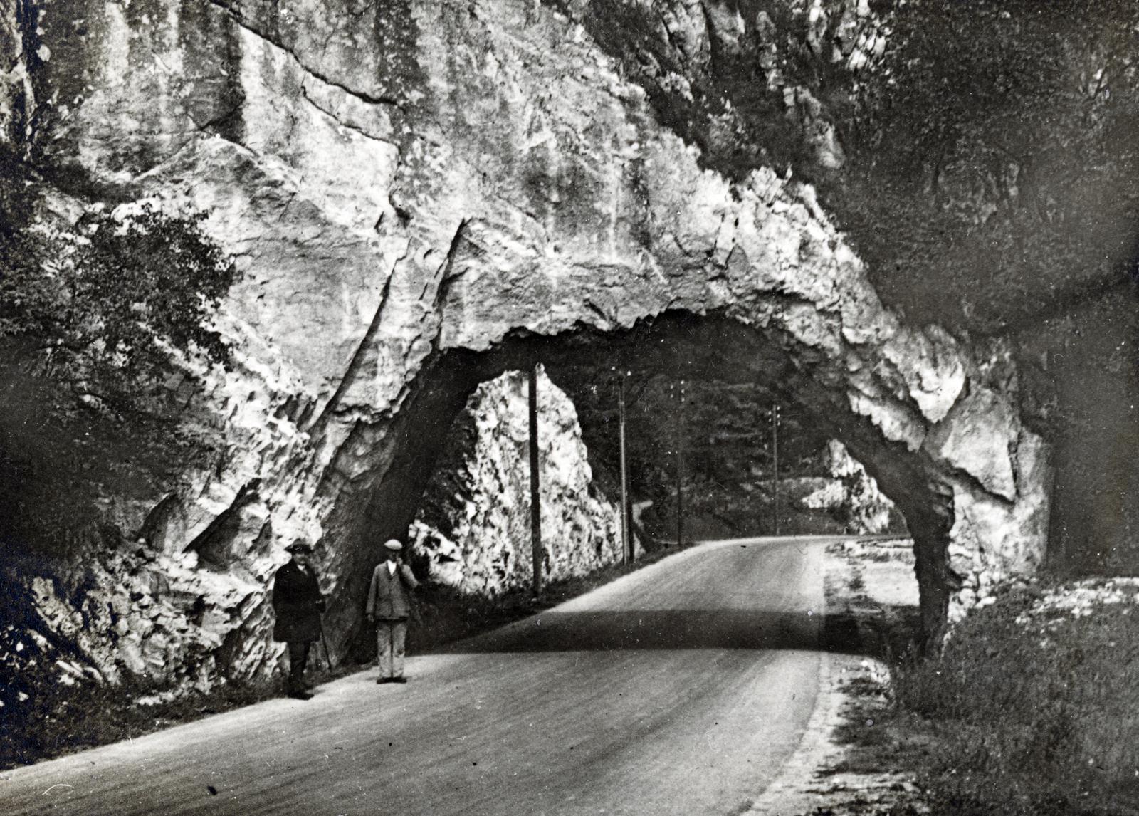 Hungary, Miskolc, Egri Országút, alagút., 1931, Bor Dezső, tunnel, Fortepan #231435