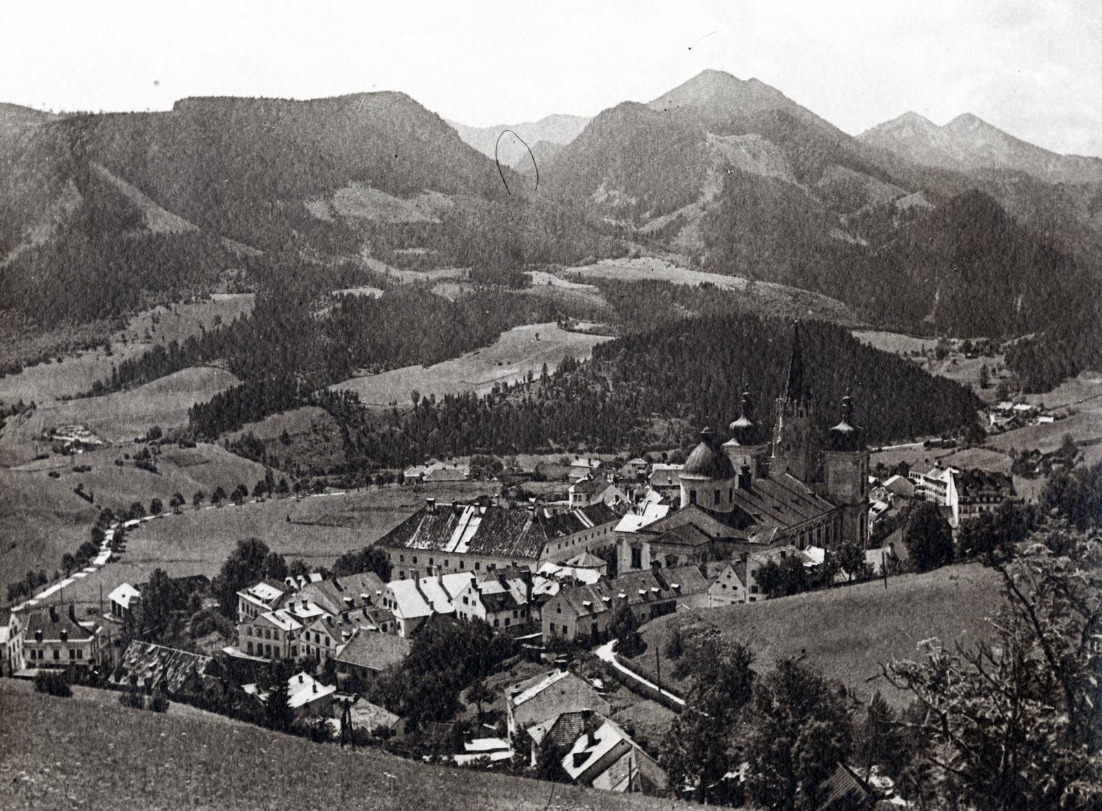 1932, Bor Dezső, church, mountain top, village, picture, Fortepan #231514