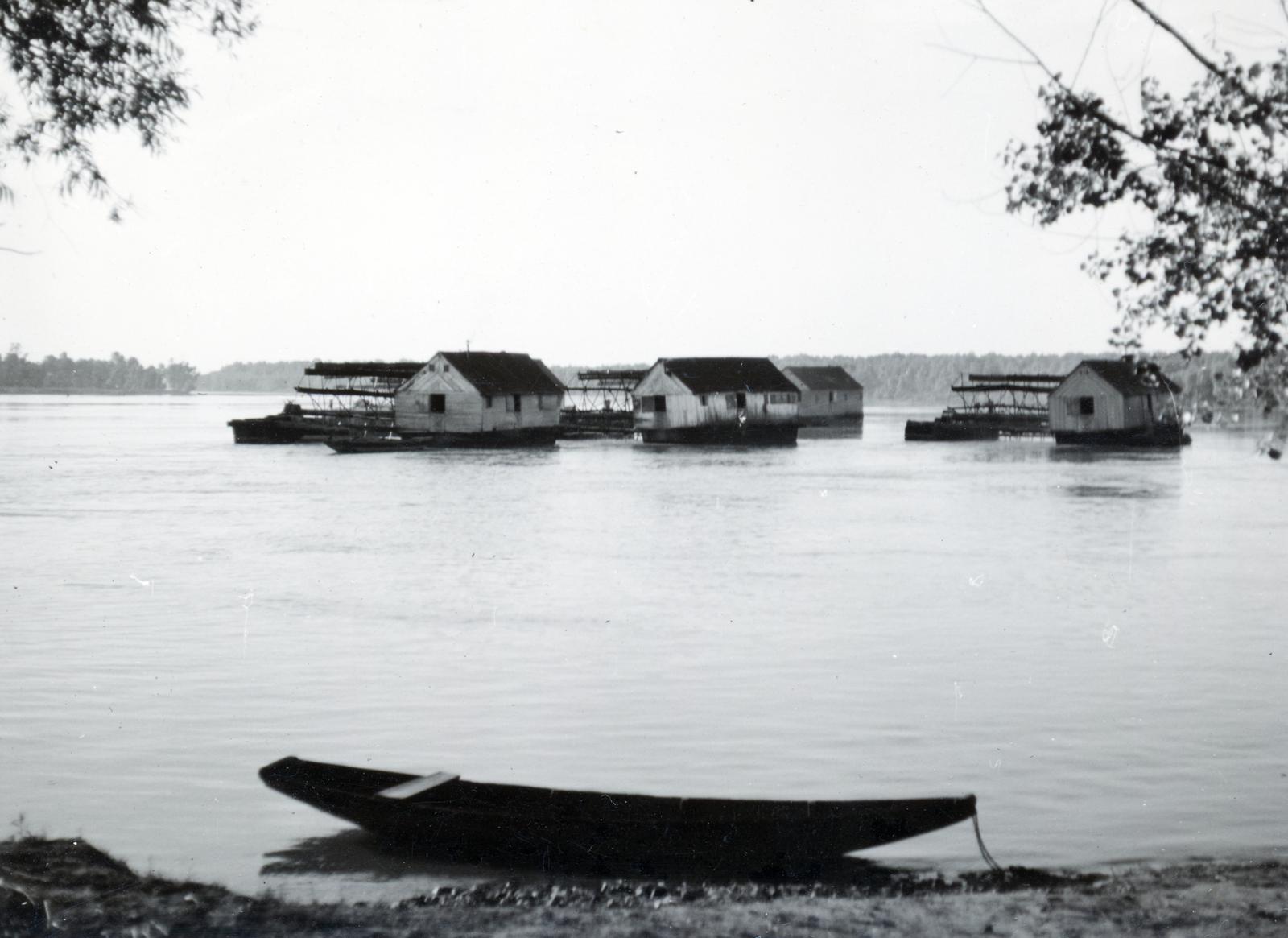 1941, Bor Dezső, ship mill, Fortepan #231628