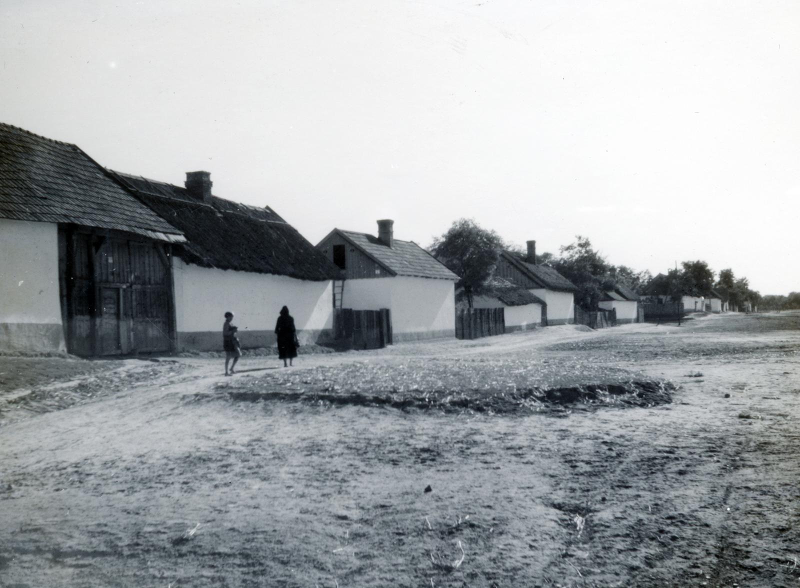 1934, Bor Dezső, vernacular architecture, settlements with double plots, Fortepan #231788