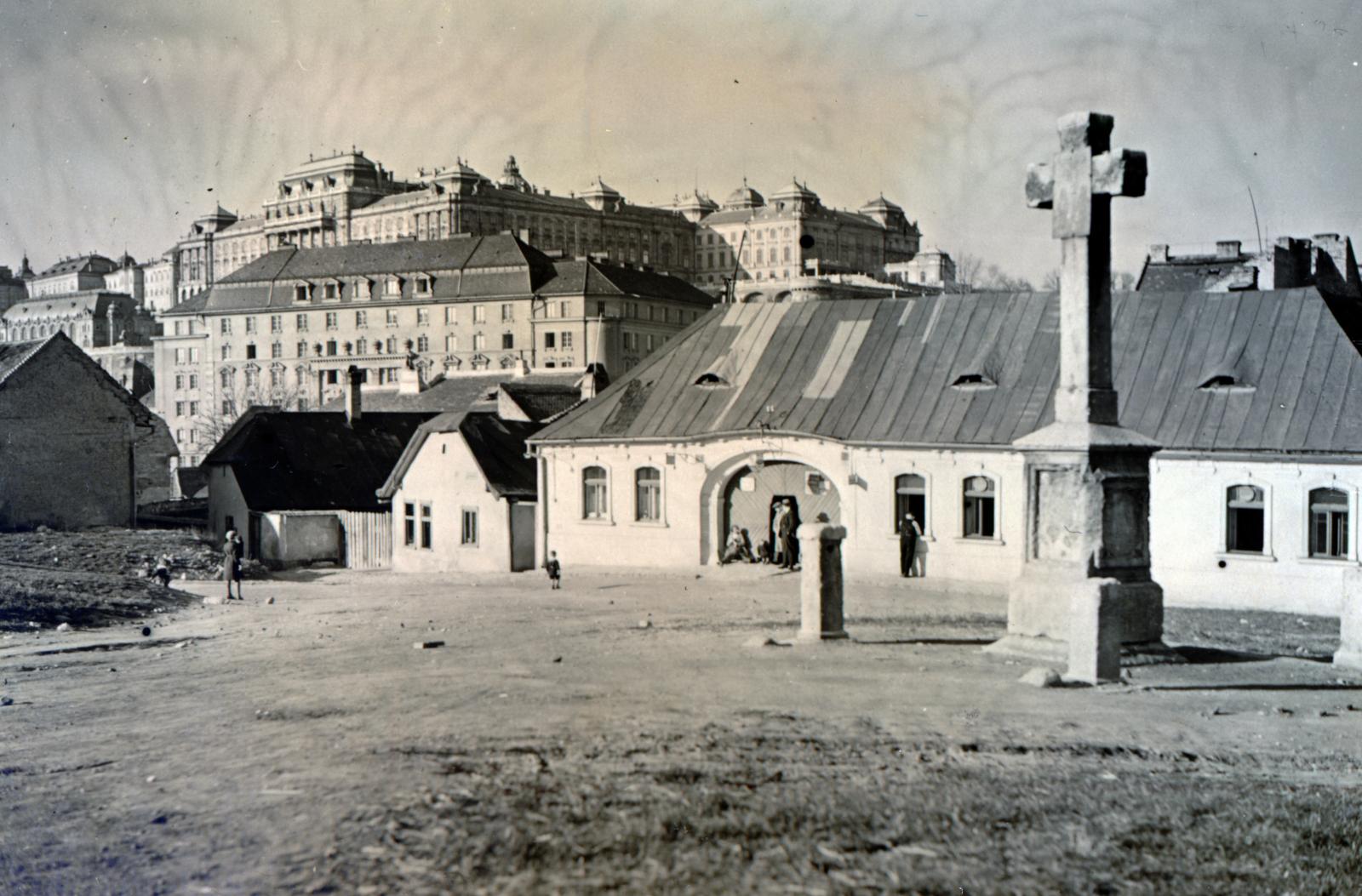 1928, Bor Dezső, lakóház, kereszt_jelkép, palota, Fortepan #231850