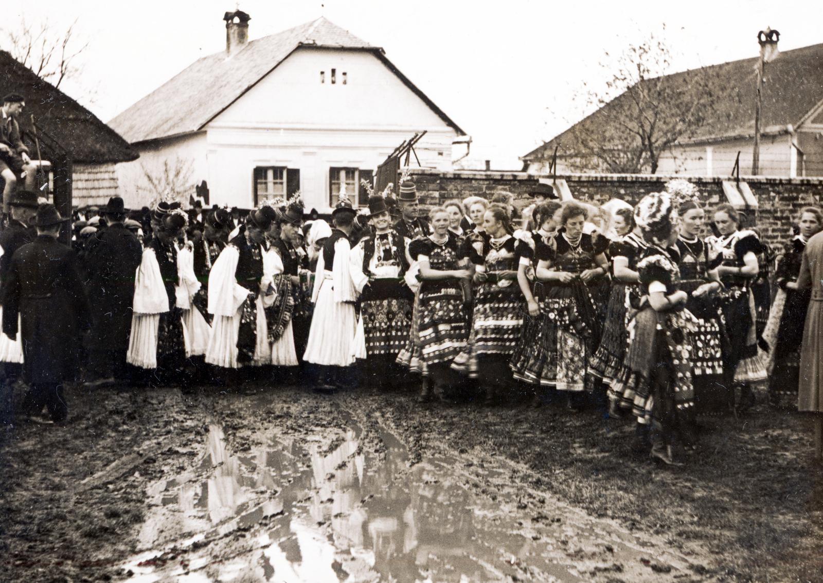 1933, Bor Dezső, folk costume, Matyó folk costume, Fortepan #231871