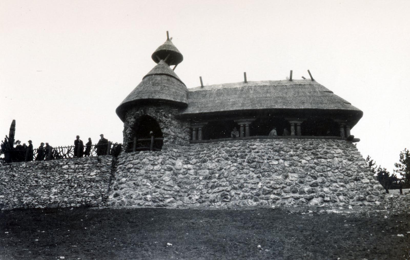 Magyarország, Budapest II., Látó-hegy / Gugger-hegy, Árpád kilátó., 1932, Bor Dezső, kilátó, Budapest, Fortepan #231890