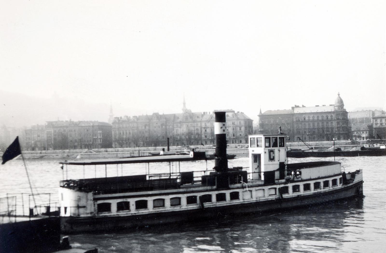 1931, Bor Dezső, steamboat, Fortepan #231924