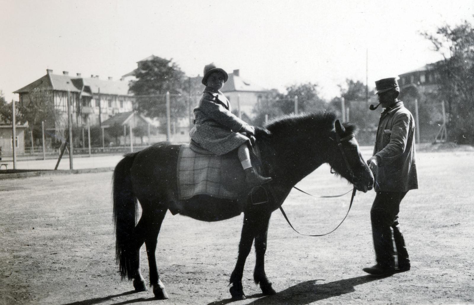 1934, Bor Dezső, póniló, Fortepan #231978