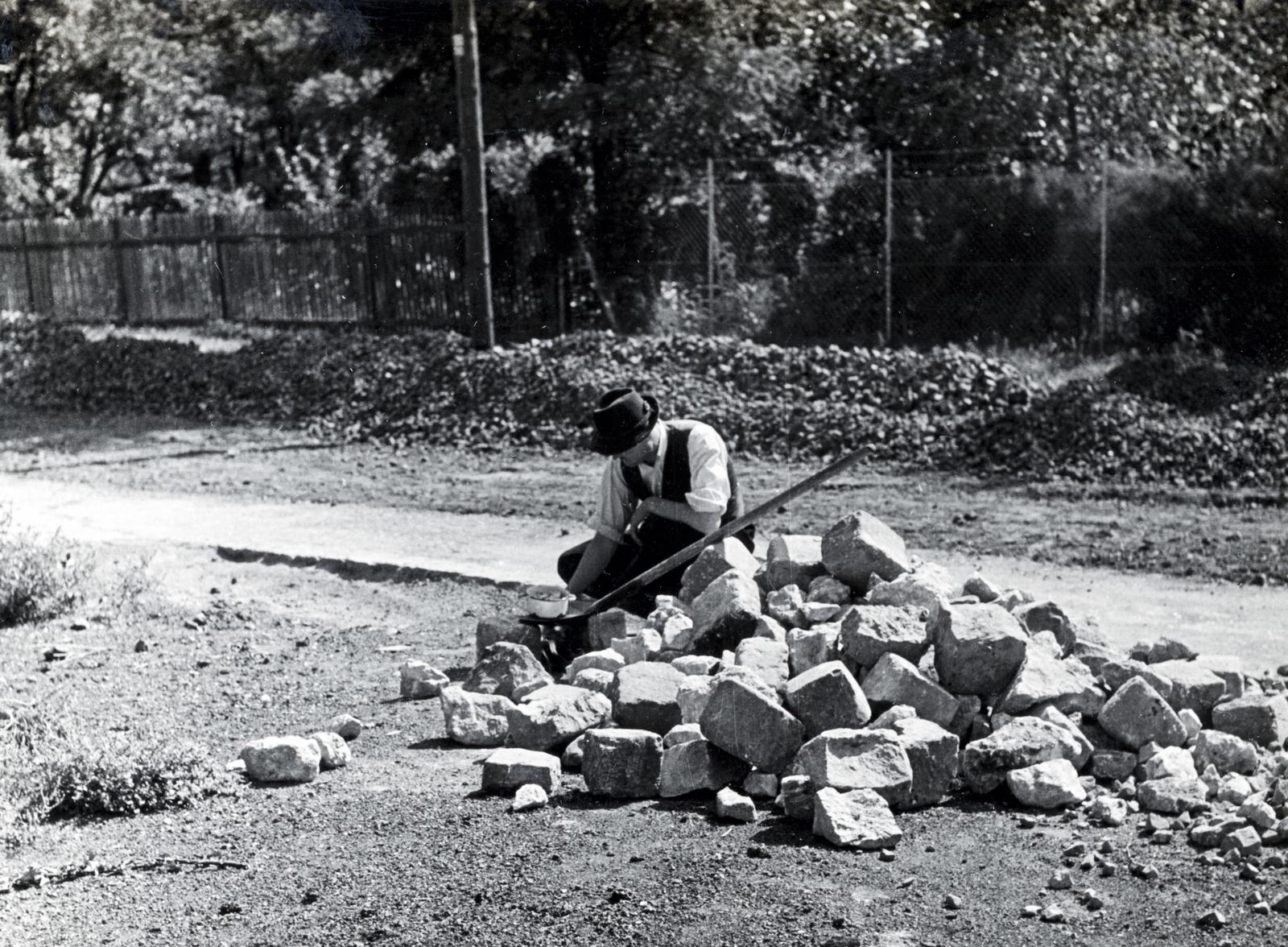 1934, Bor Dezső, shovel, Fortepan #232065