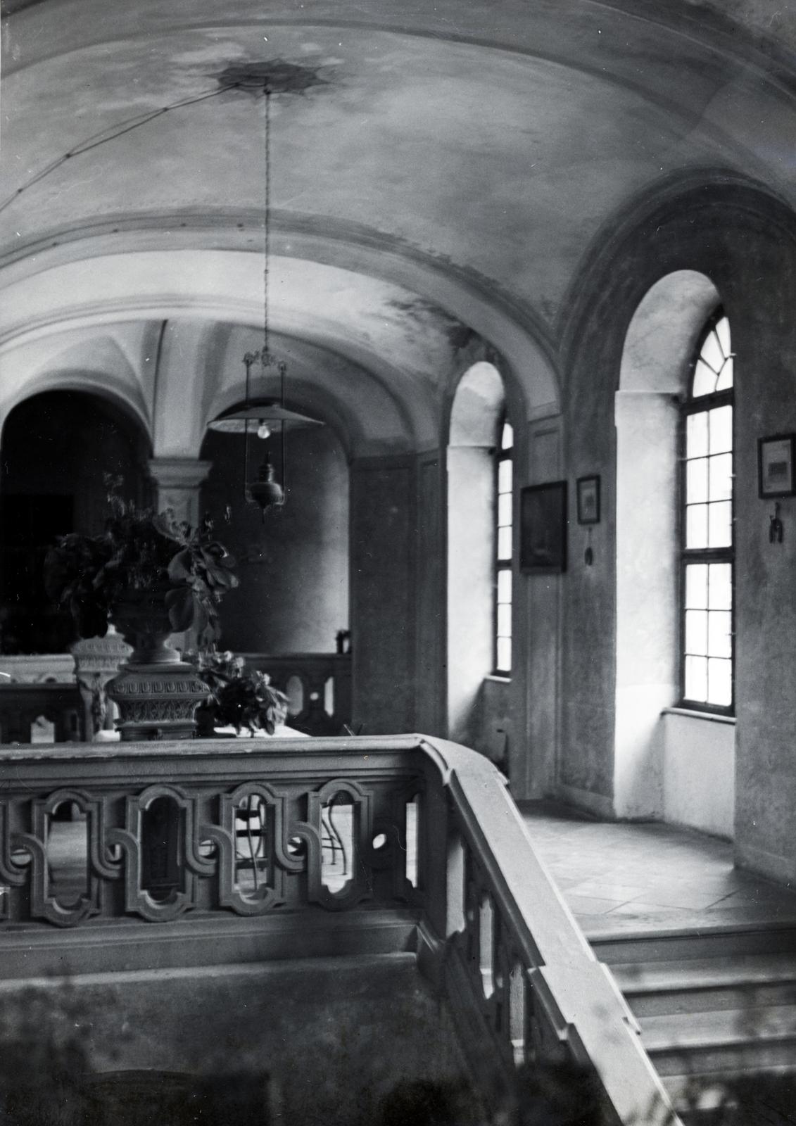 Magyarország, Pécel, Ráday-kastély., 1935, Bor Dezső, boltív, korlát, Fortepan #232078