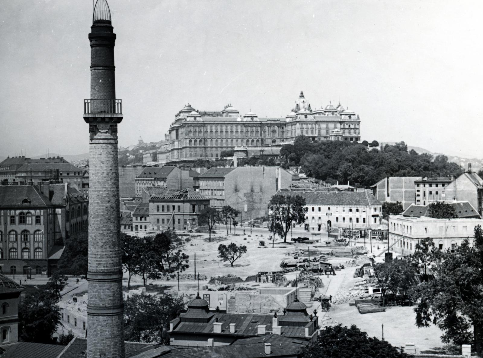 1931, Bor Dezső, kémény, építőanyag, épületbontás, eltűnt, torony, Fortepan #232115