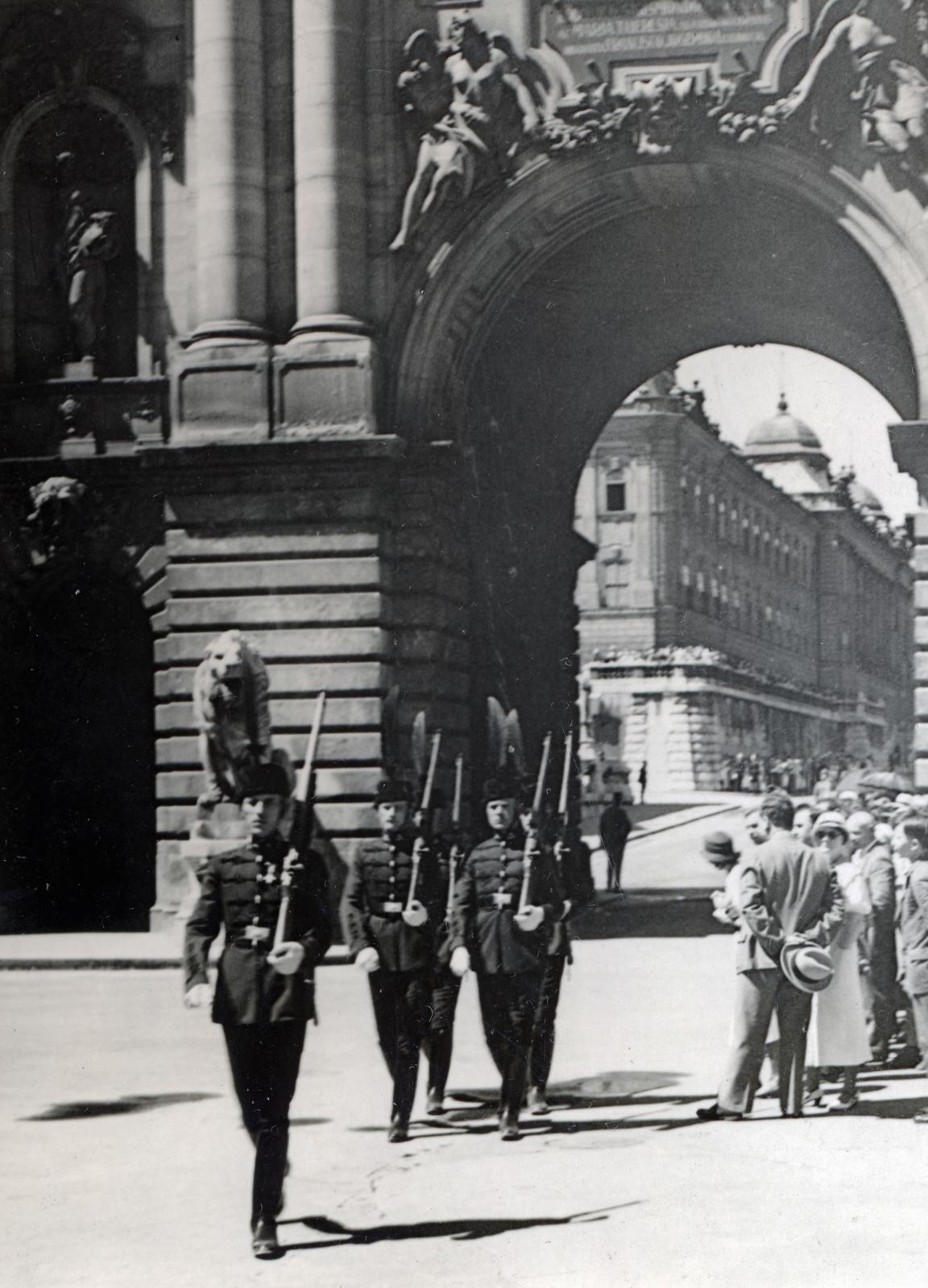 1935, Bor Dezső, guard, Fortepan #232180