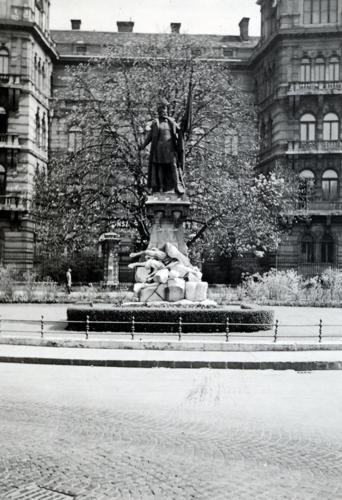 1932, Bor Dezső, sculpture, Nikola Šubić Zrinski-portrayal, Fortepan #232195