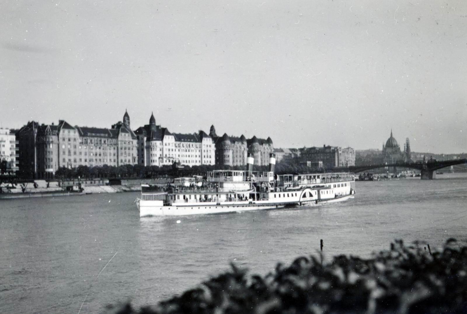 1934, Bor Dezső, sétahajó, Fortepan #232218